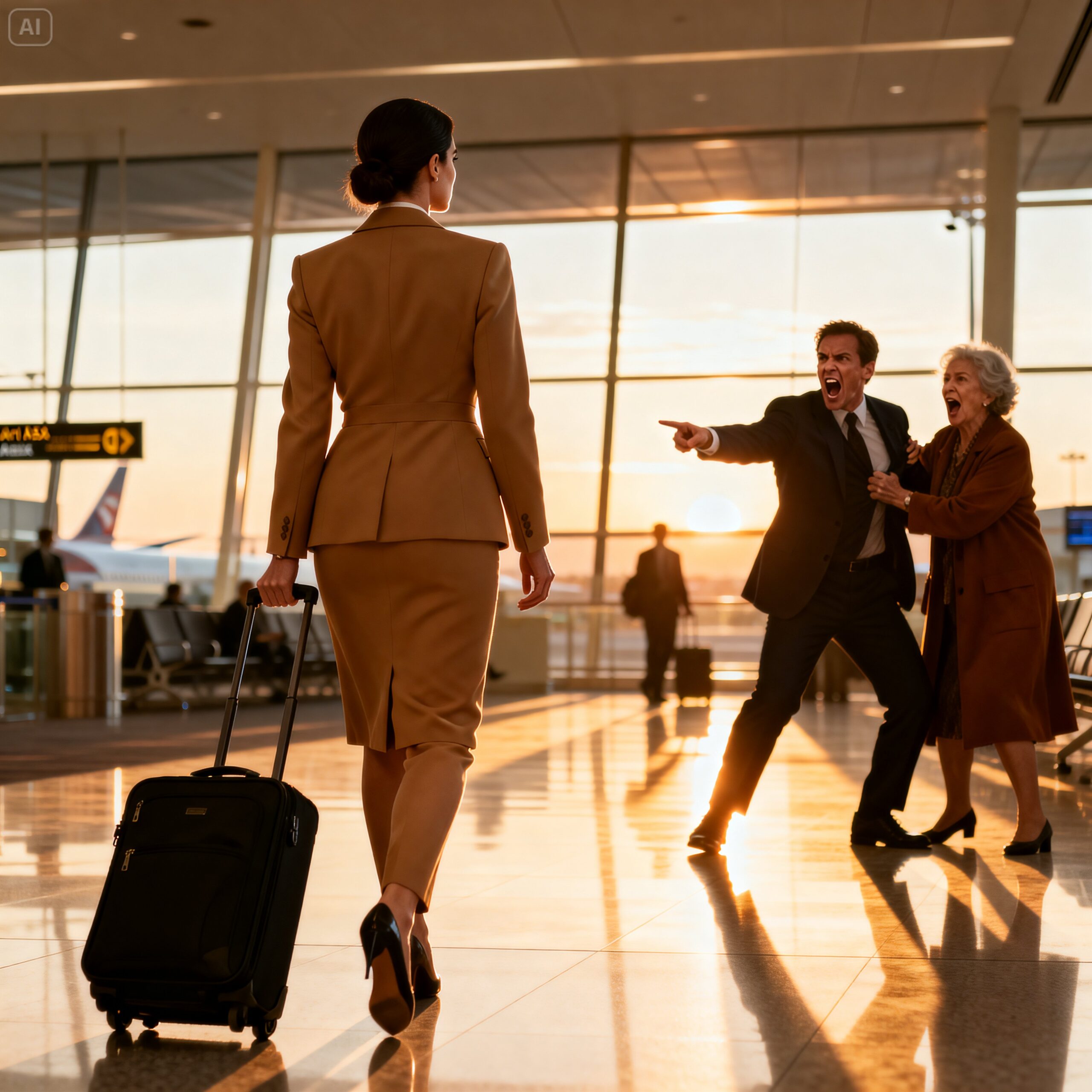 He Left Her Alone at the Airport — Hours Later, a Phone Call Shattered the Last Illusion She Had About Him