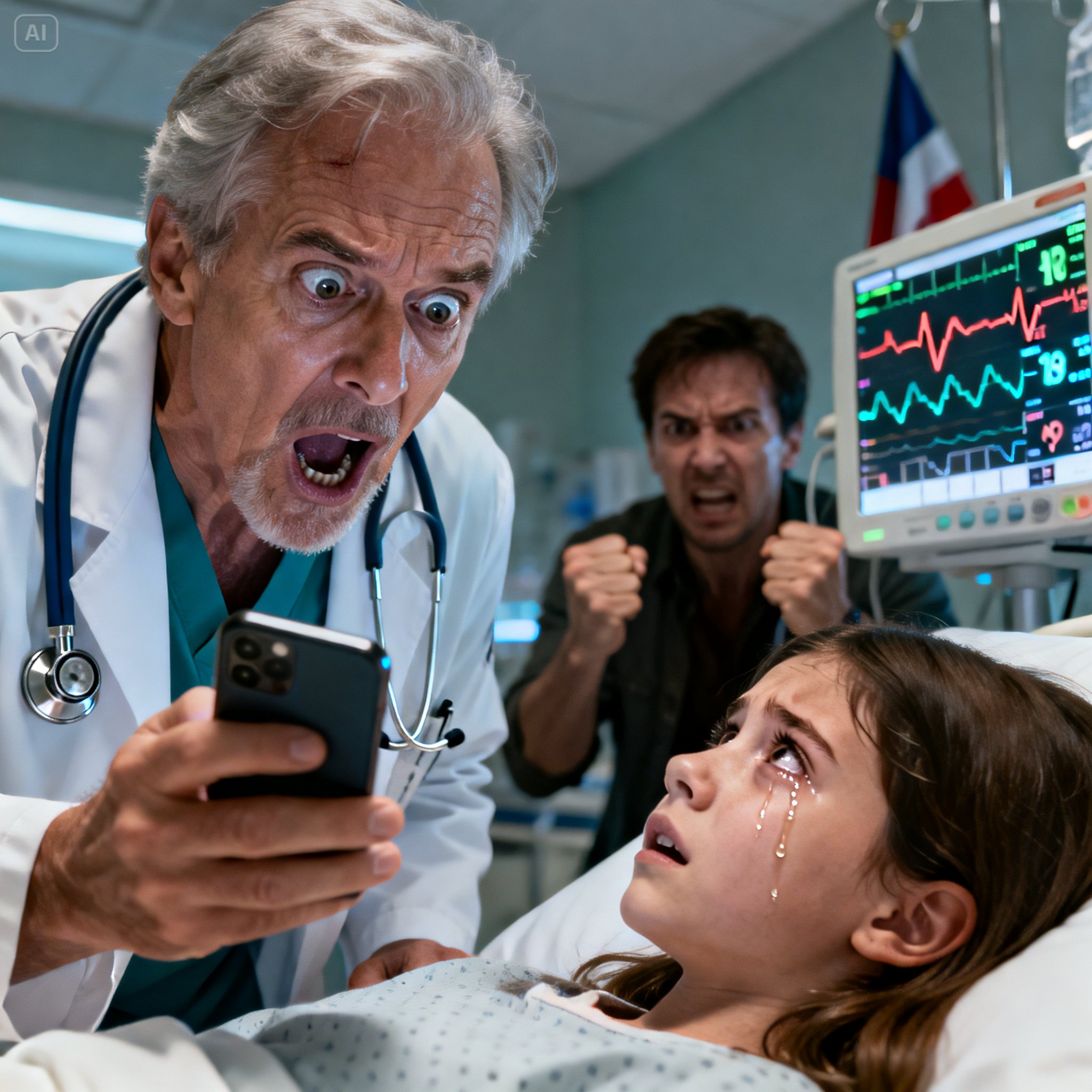 “A Man Brings His 14-Year-Old Stepdaughter to the Hospital in Pain — Minutes Later, the Doctor Dialed 911 in Absolute Shock”