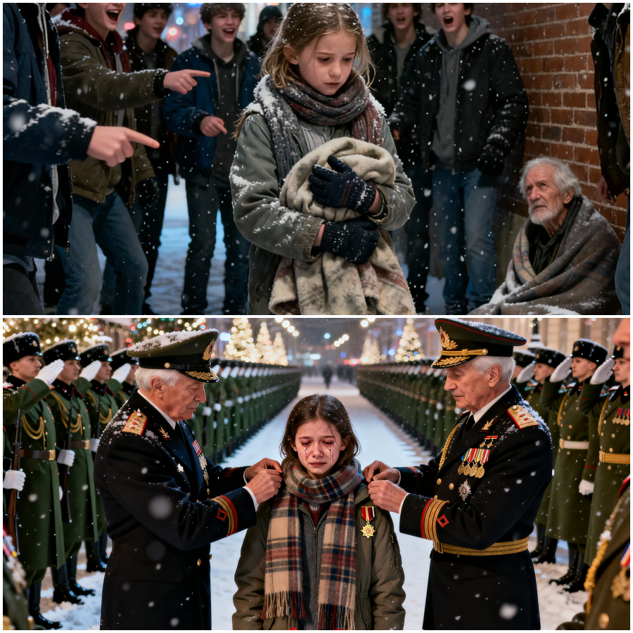 SHE WAS LAUGHED AT FOR WRAPPING A HOMELESS STRANGER IN HER ONLY BLANKET DURING A DEADLY DETROIT SNOWSTORM—BUT THE NEXT MORNING, FORTY U.S. SOLDIERS STOOD SILENTLY OUTSIDE HER BUILDING, ASKING FOR HER BY NAME, AND NO ONE ON THE STREET COULD UNDERSTAND WHY AN ARMY HAD COME FOR A CHILD