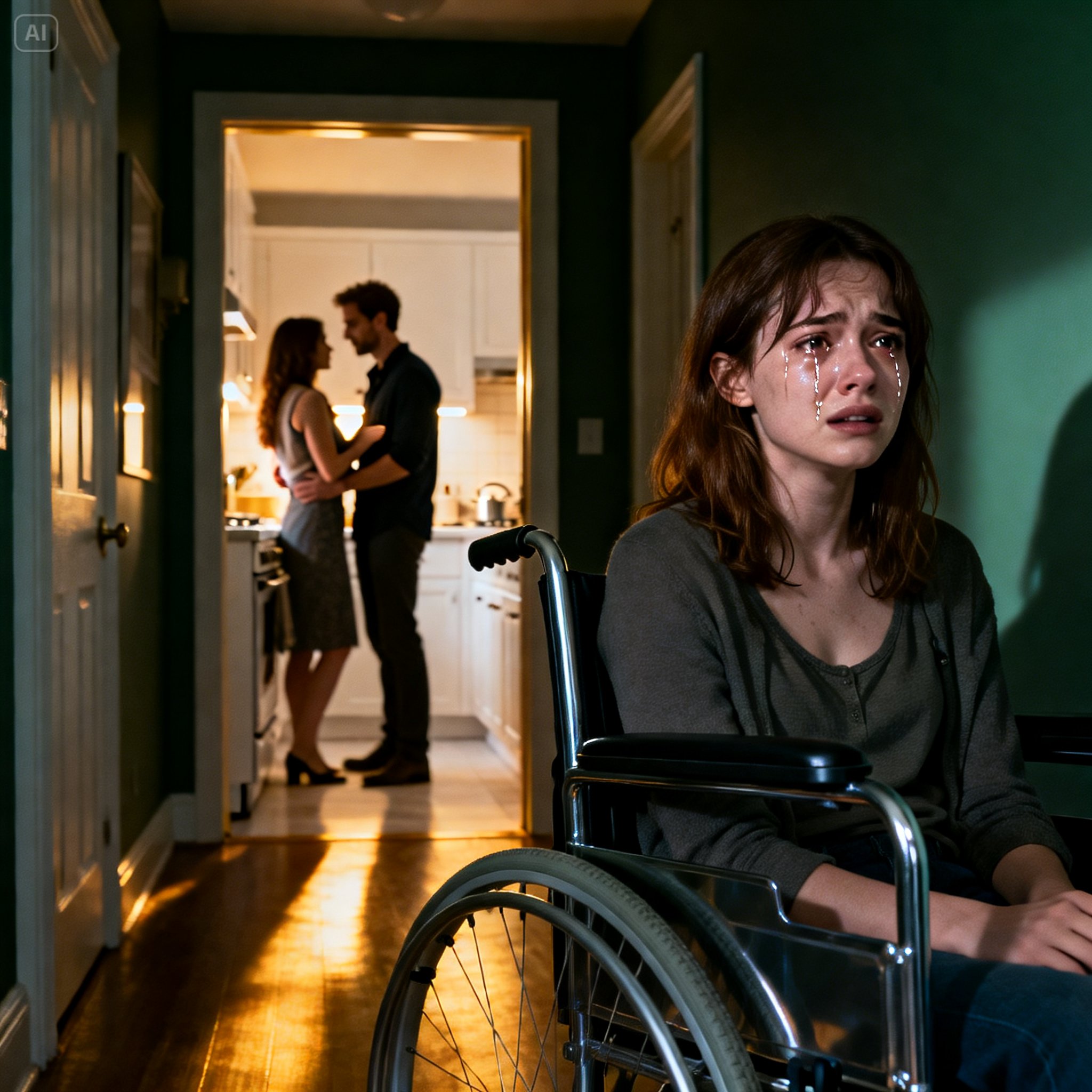 I’ve been in a wheelchair ever since an accident in my childhood. One day, coming home from work early, I overheard my parents and older sister talking. My mother laughed and said, “She hasn’t realized it yet, so we’re still safe.” My sister scoffed, “If she knew the truth about the accident, we’d be in big trouble. Because…” At that moment, I was speechless. And what I did next shocked them all