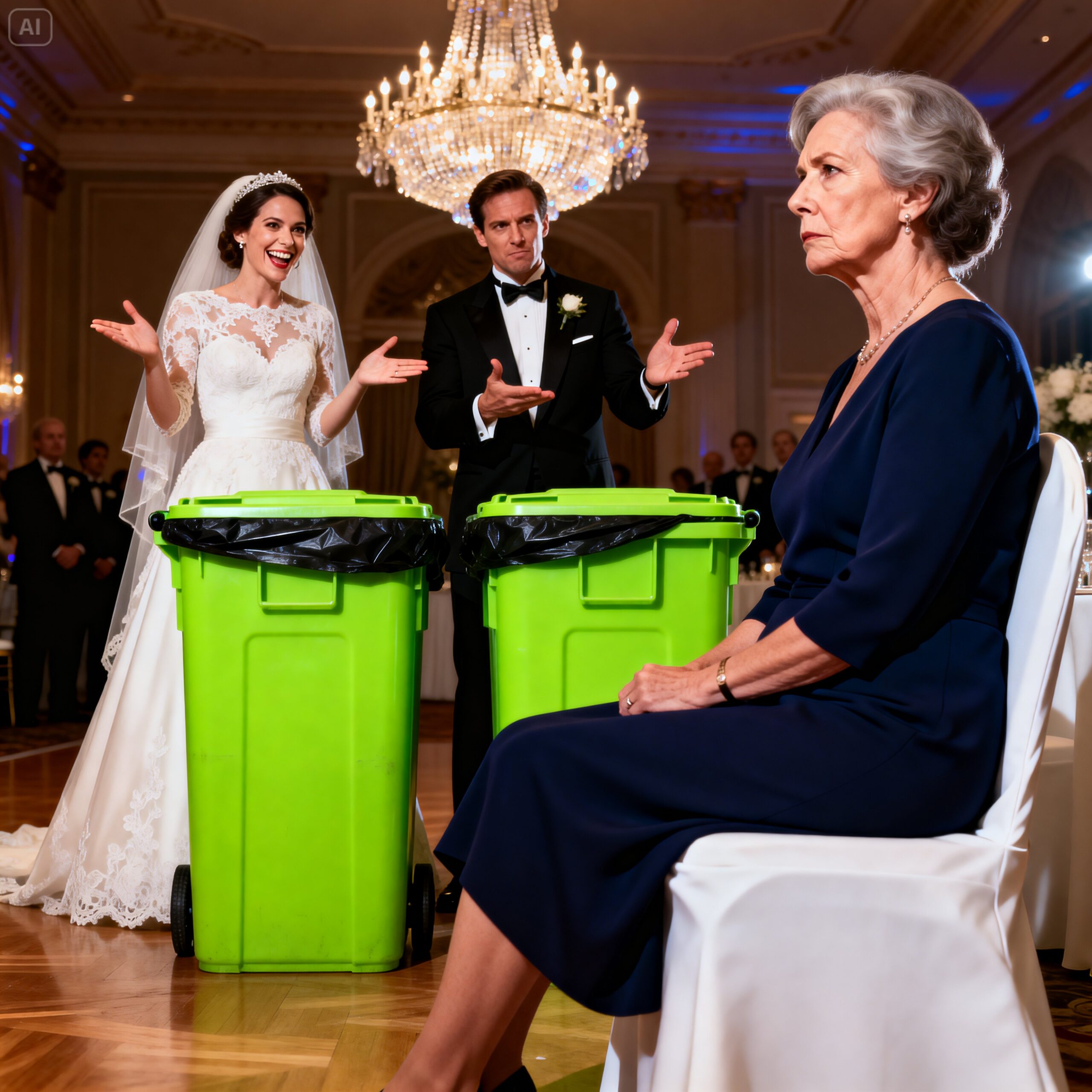 At my son’s birthday dinner, my daughter-in-law led me to a chair beside the trash cans and gave a thin smile in front of 60 guests