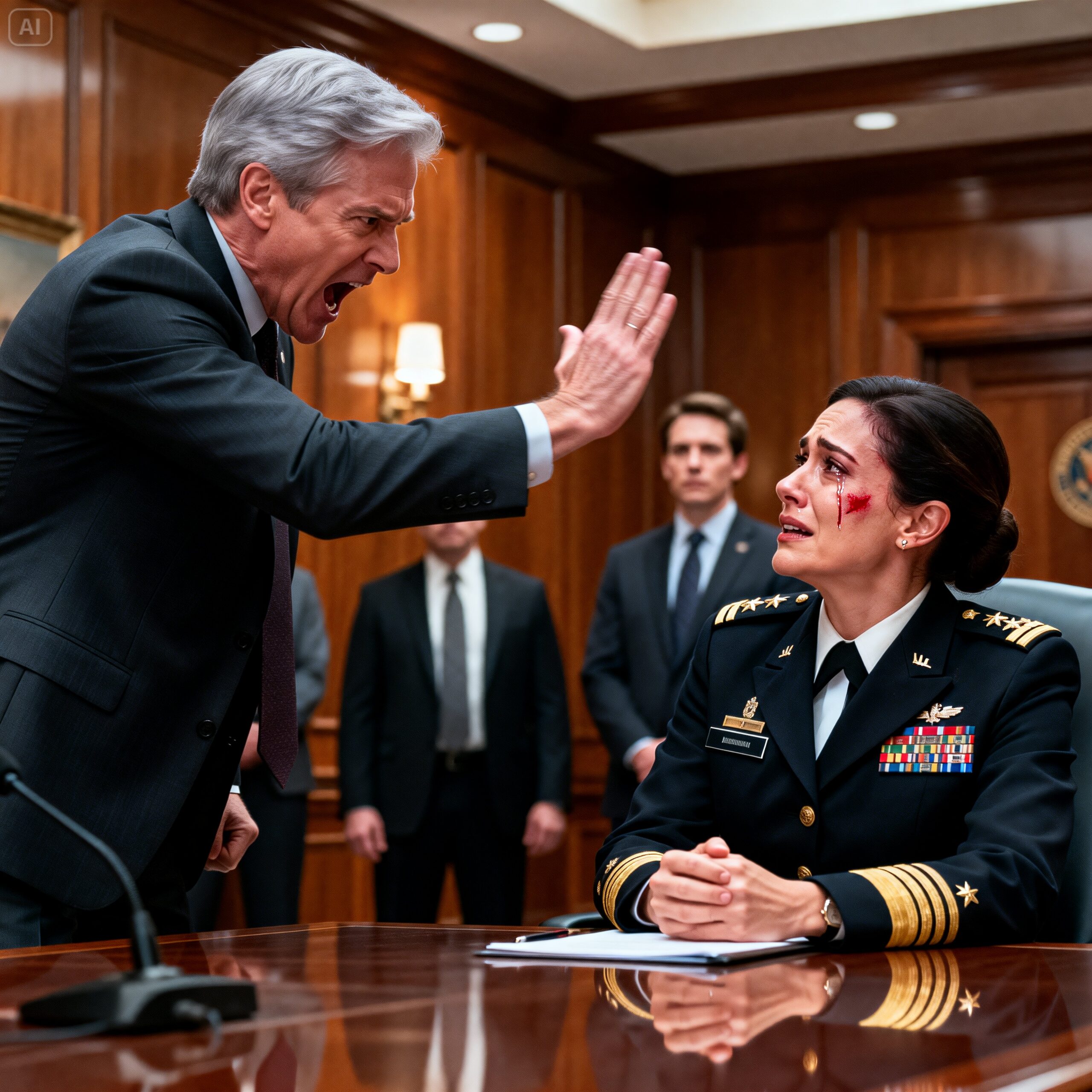 At the will reading, dad demanded that I sign over my $5.8 million penthouse to my brother. When I said no, he slapped me in front of everyone. The lawyer stared at him and said, “Do you know who actually owns that $14M mansion you live in?” He froze mid-sip