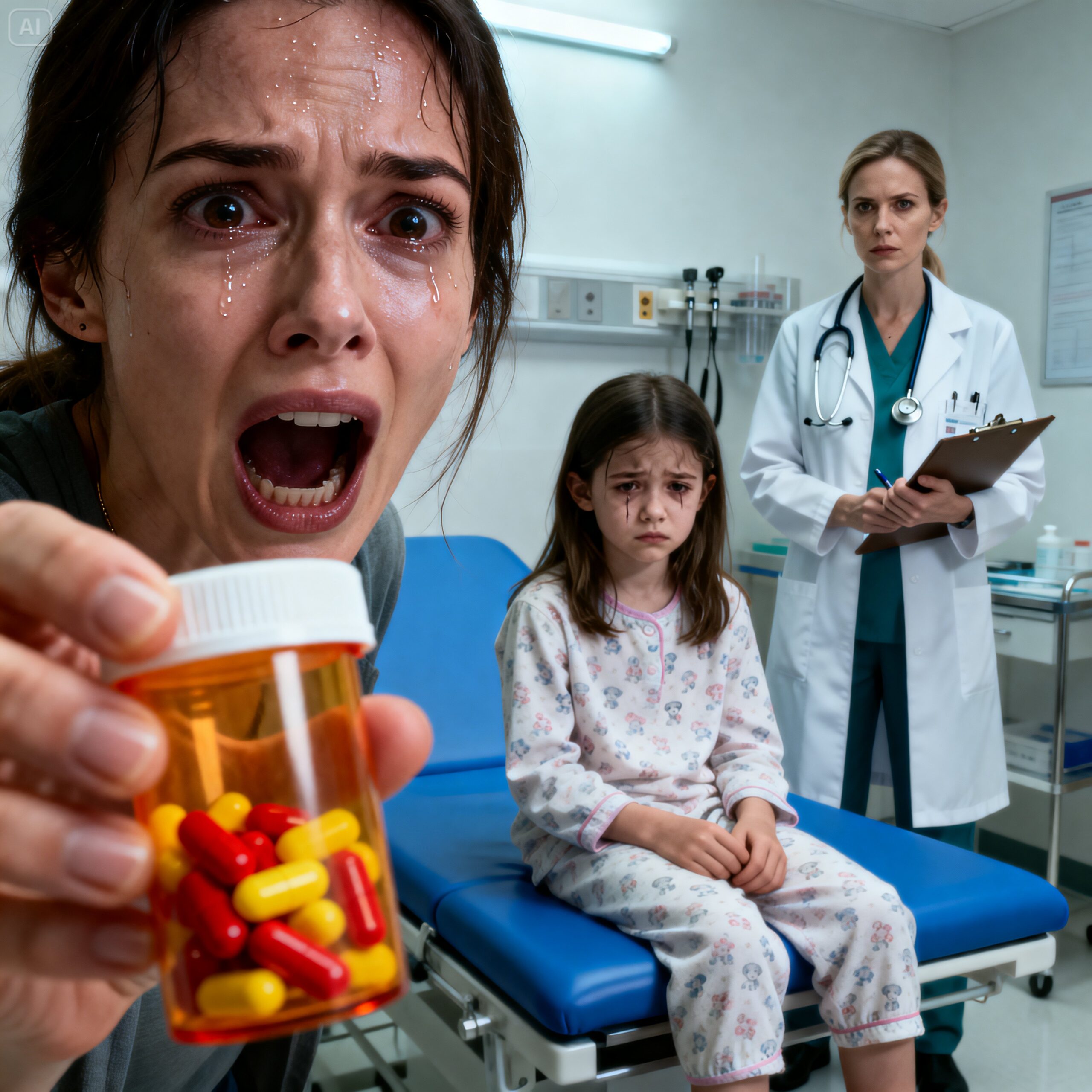 I had just come back from a work trip when my daughter whispered to me, “Mom, can I stop taking the pills Dad gives me?” My heart froze. I told her to bring me the bottle. When the doctor tested it, the truth left me shaking.