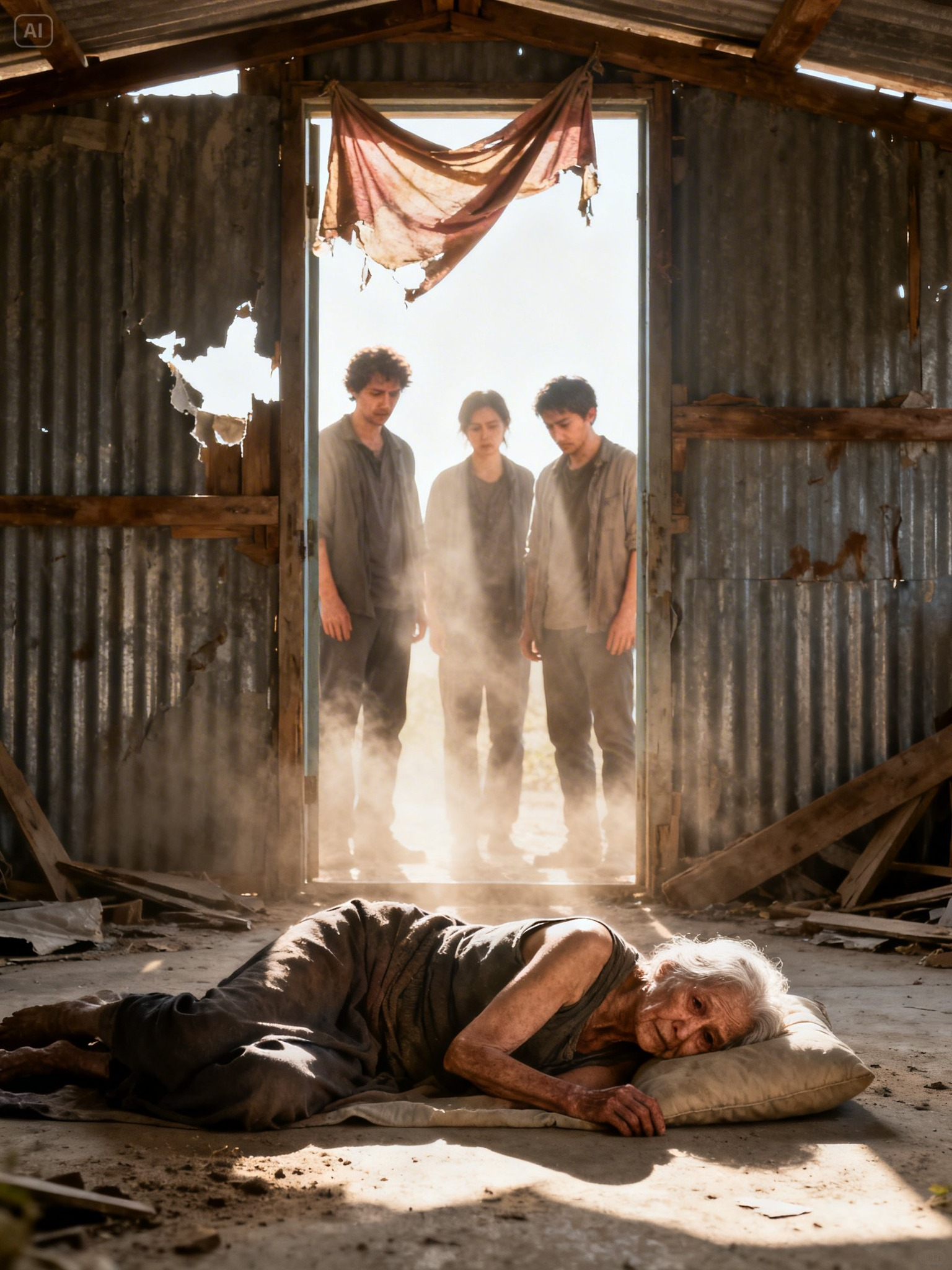 We truly believed the money we had been sending all those years was building a peaceful life for her. But when we finally came back, what we found was misery, hunger, and a home collapsing under its own decay. Everything had been a lie, orchestrated by someone we trusted without hesitation. F