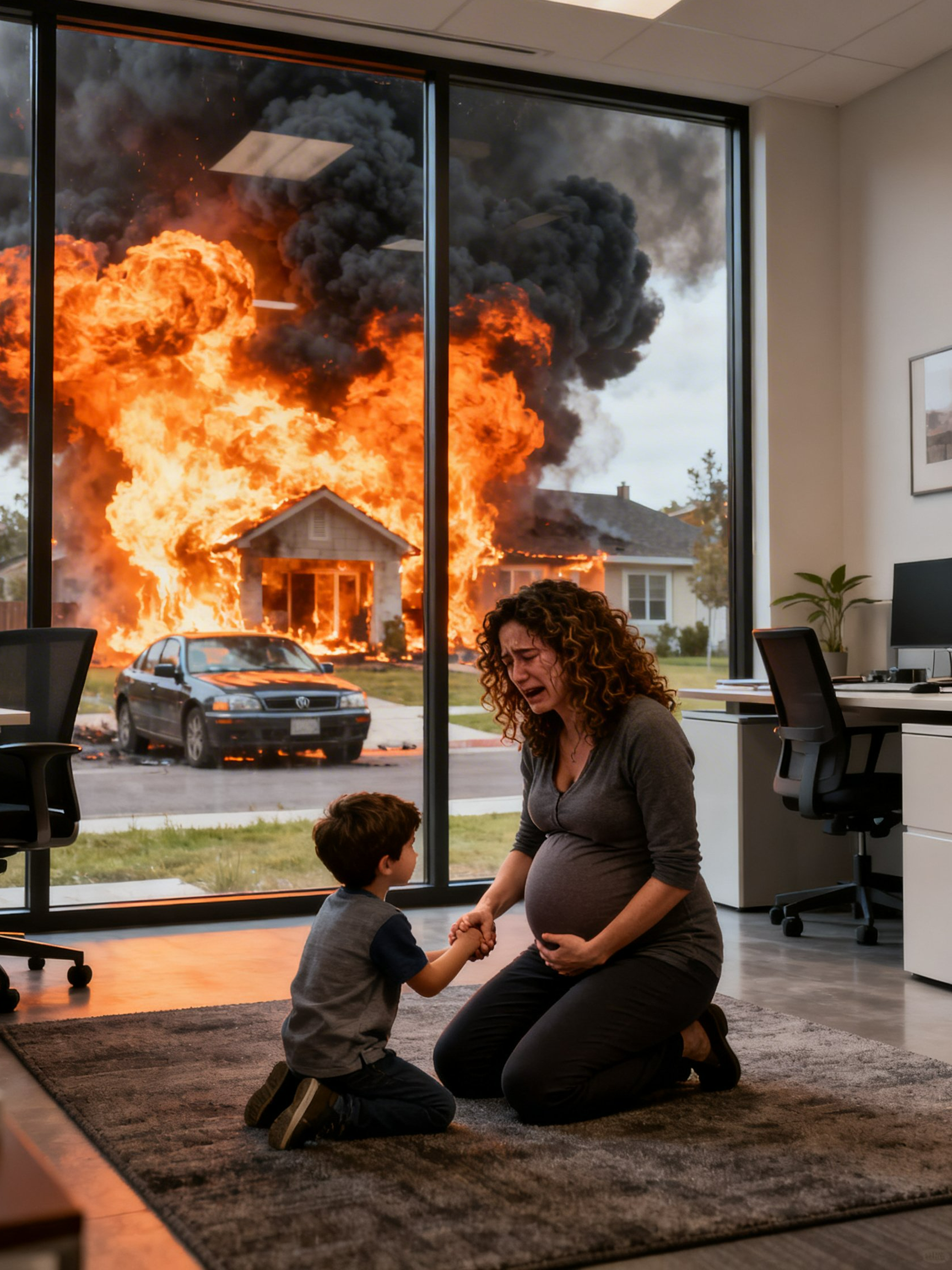 I Went Into Labor at Dinner—Mom Said “Eat First,” My Sister Burned Our Car, and My Toddler Saved Us