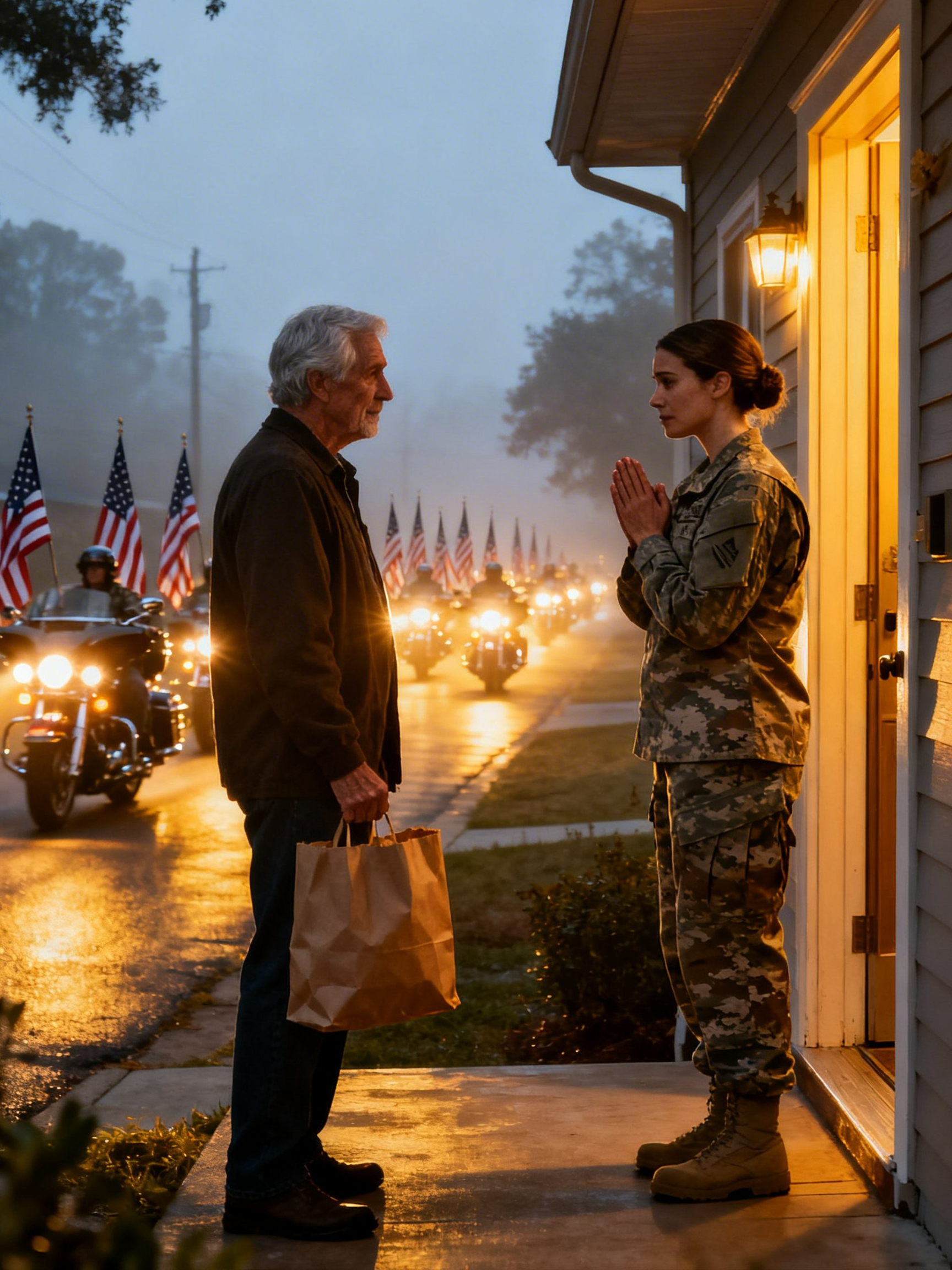 He Shamed a Starving Veteran at a Grocery Checkout—But One Female Soldier Turned the Whole Nation Against Him