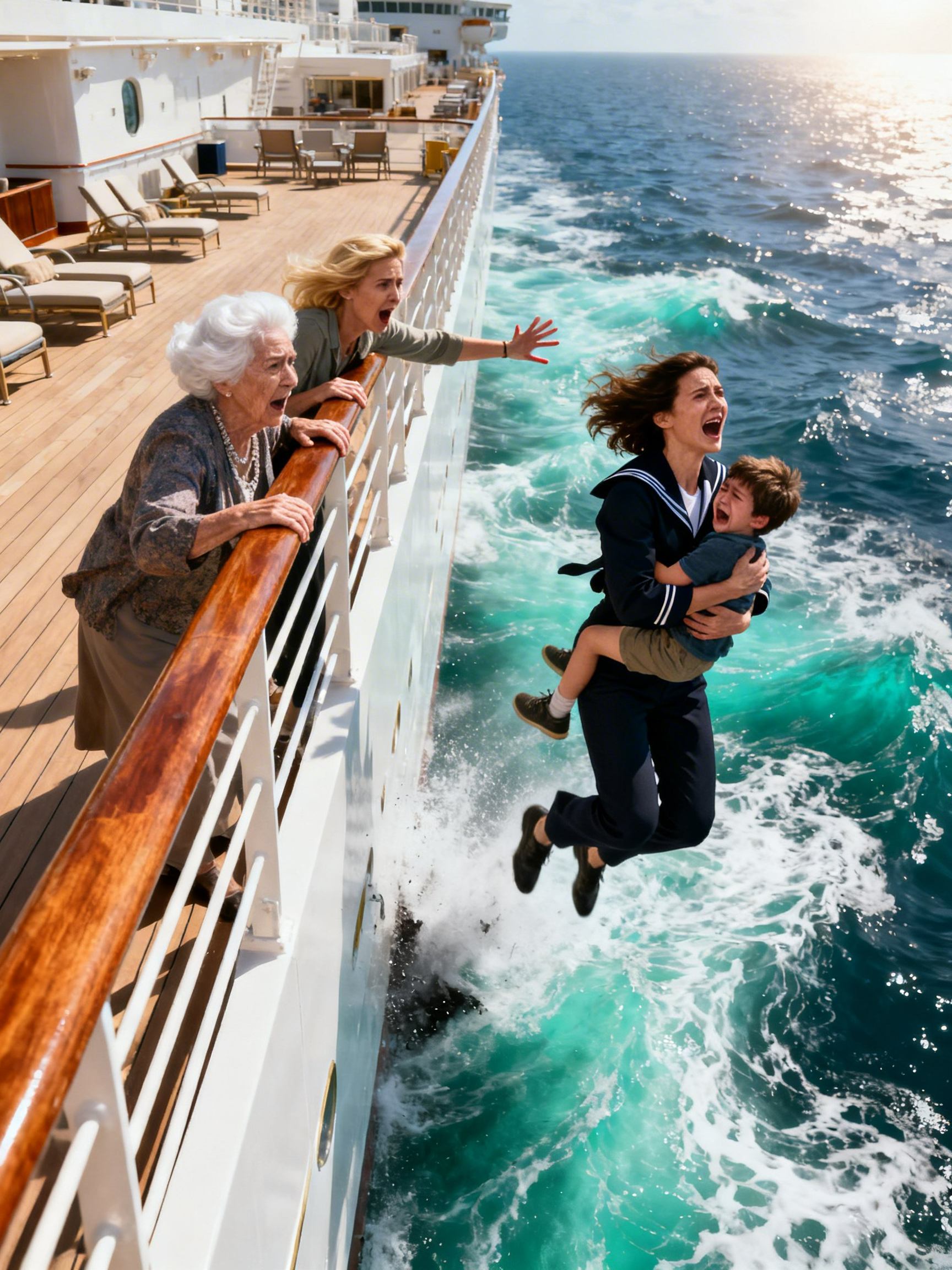 Thrown From My Parents’ Luxury Cruise, I Survived…