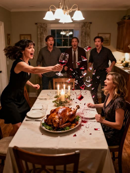 My Sister Hurled a Wine Glass at My Thanksgiving Pregnancy Reveal—So I Read One “Family Update” That Unraveled Her Secret Debt, Double Life, and Stunning Betrayal
