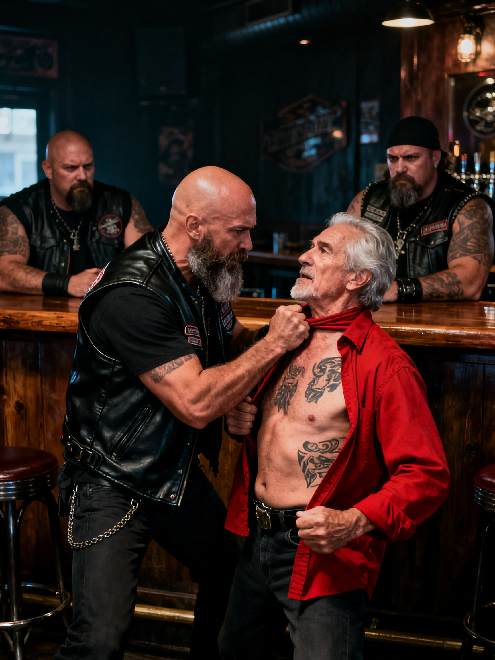 They Mocked a Wheelchair Veteran at a Small-Town Diner—Until the Quiet Men at the Next Table Stood Up