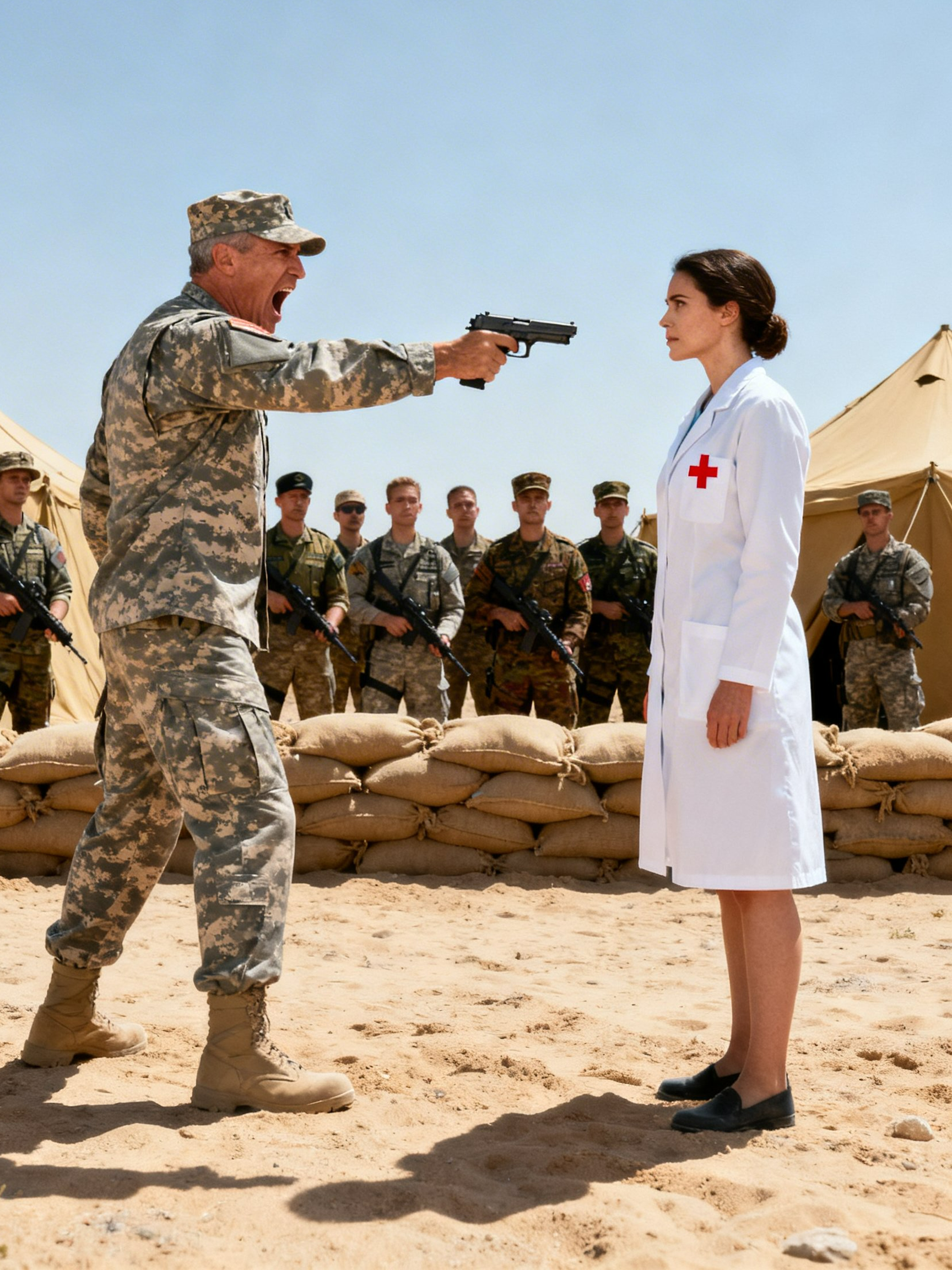 Five Reckless Shots, One Broken Rule: How a General’s Prank Turned a Medic’s Day Into a Nightmare