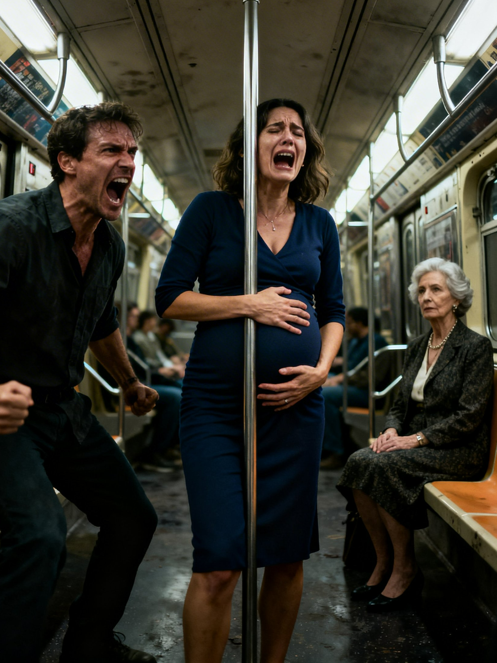 “Nine Months Pregnant, Dragged From Her Subway…