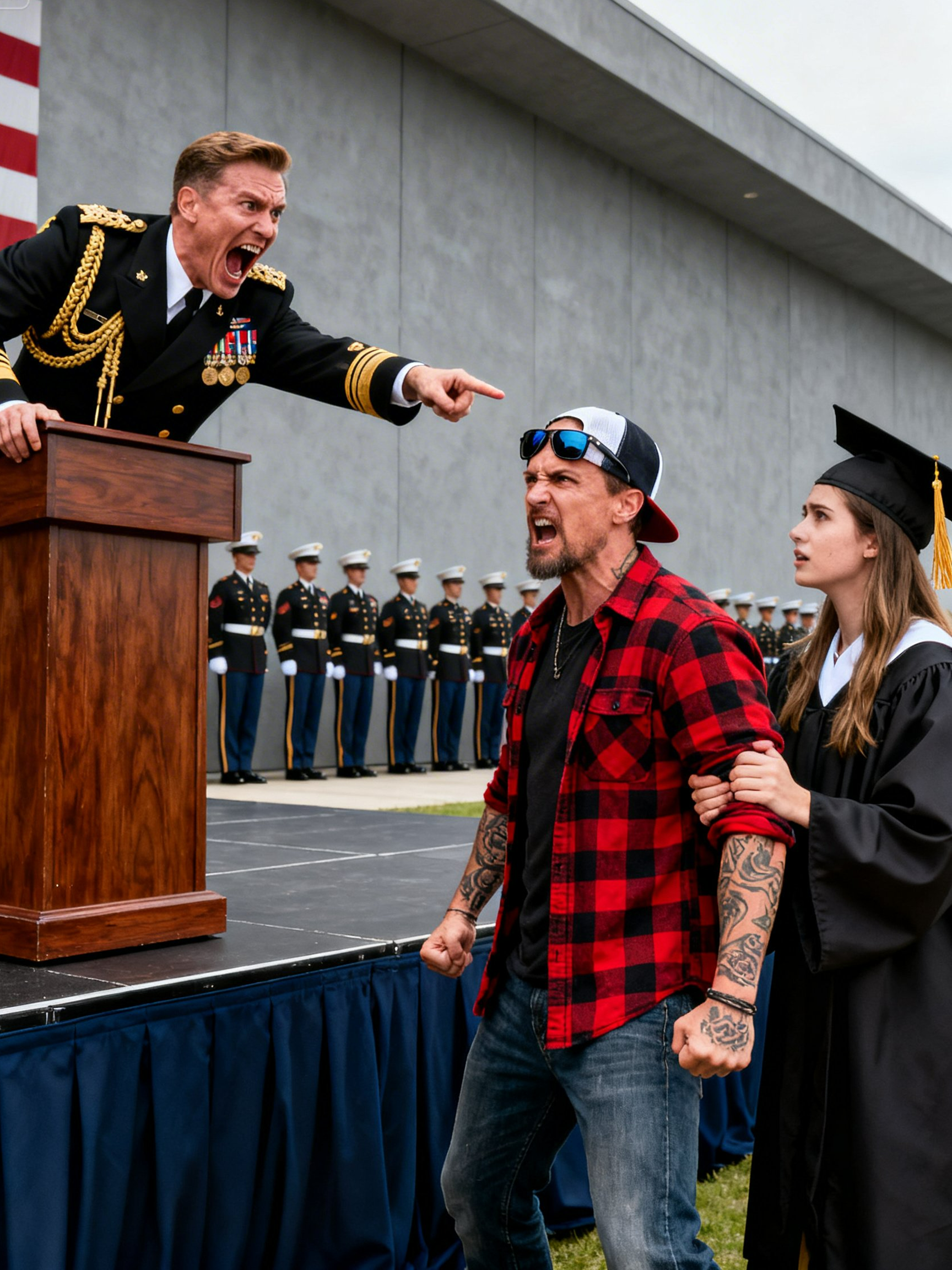 A Trucker Came to Applaud