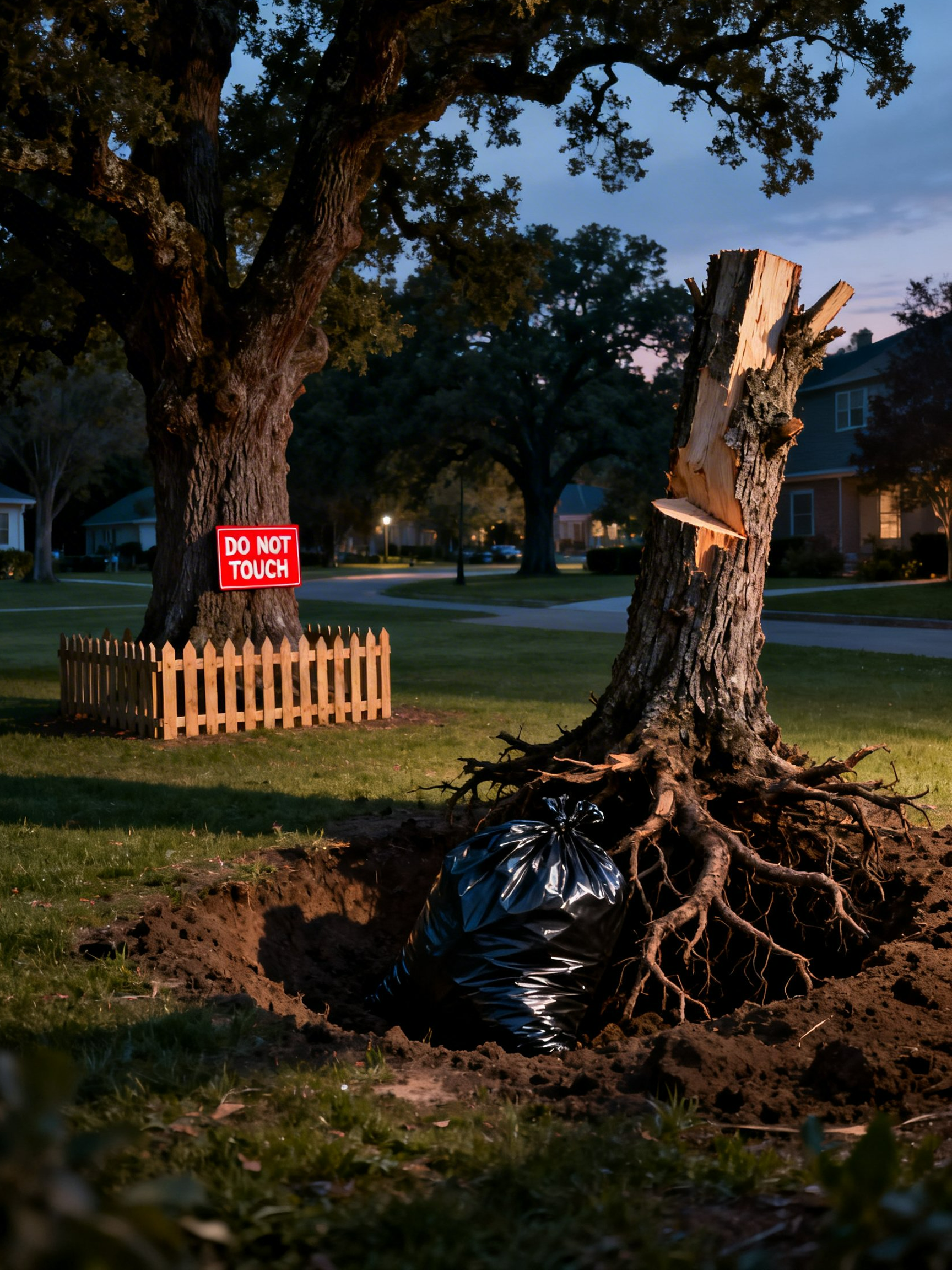No One Touched Lester Vance’s Forbidden Tree—Until the Chainsaw Cut Deep and the Ground Answered Back