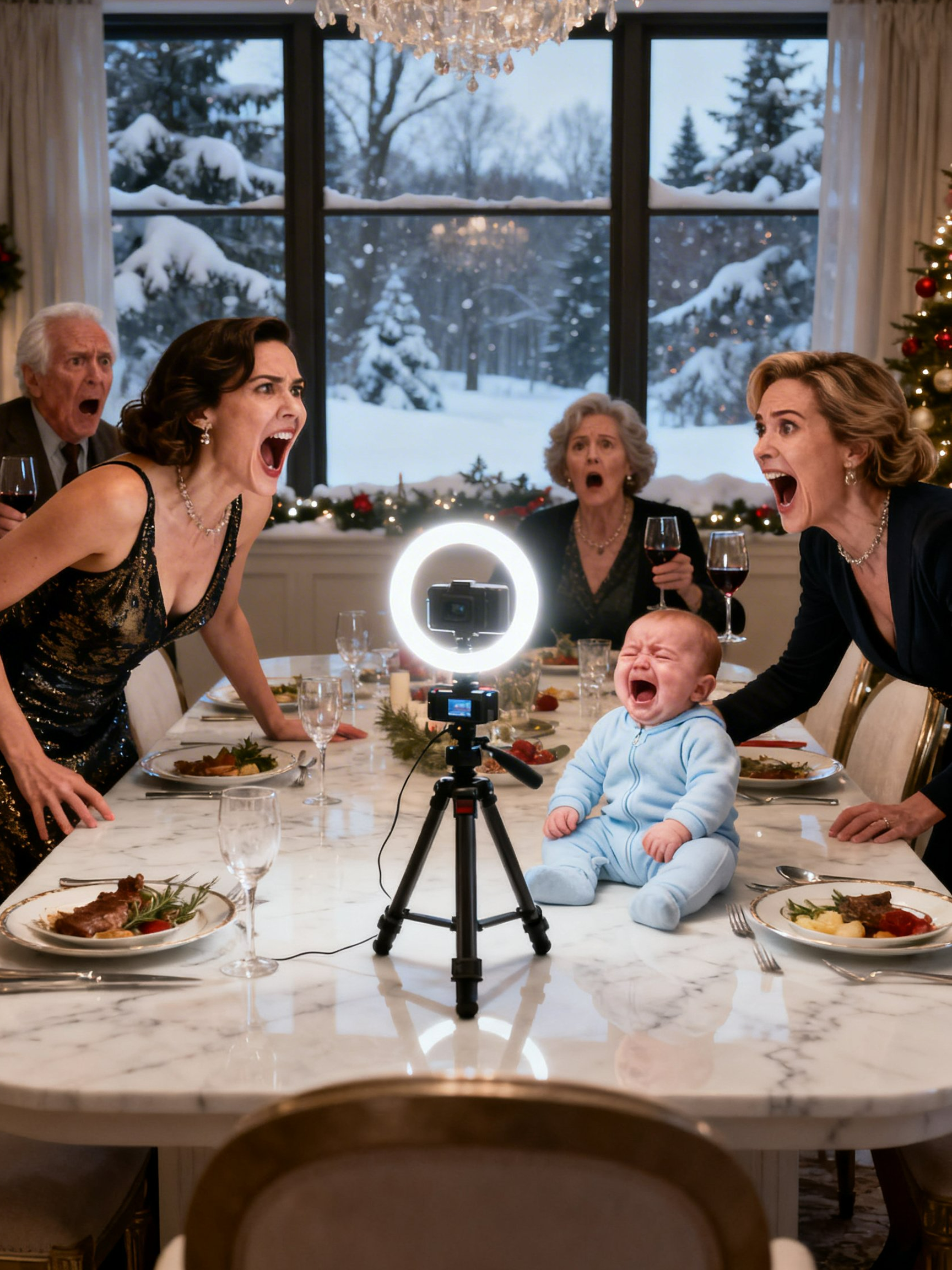 My Sister Slapped My Baby at Christmas Dinner—And Then the Whole Family Finally Saw Her