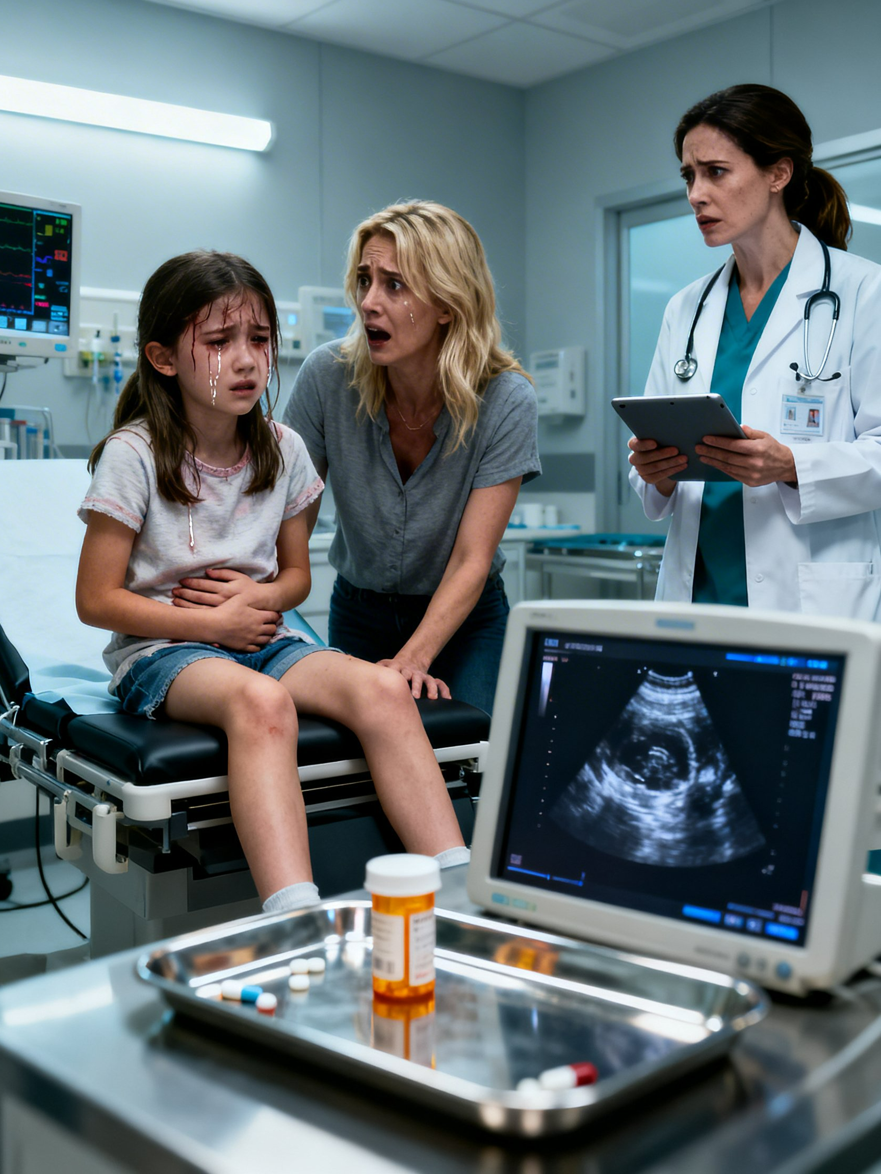 My Husband Said Our Sick Teen Was Faking—Then the ER Scan Revealed Something Growing Inside Her, and His Calm Smile Finally Cracked