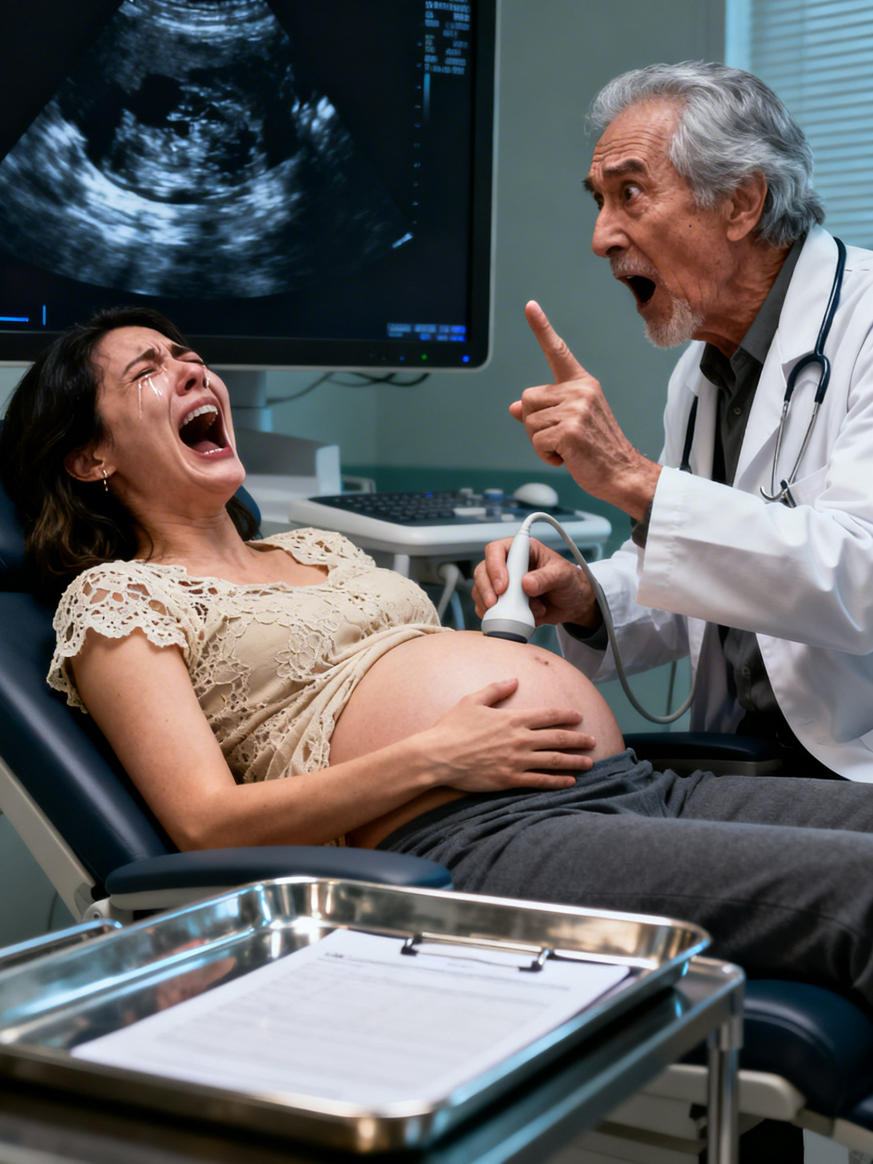 My Doctor Shook During My Final Ultrasound and Whispered, “Run and Divorce Him”—Then Turned the Screen Toward Me, Revealing the Pregnancy Secret My Husband Buried