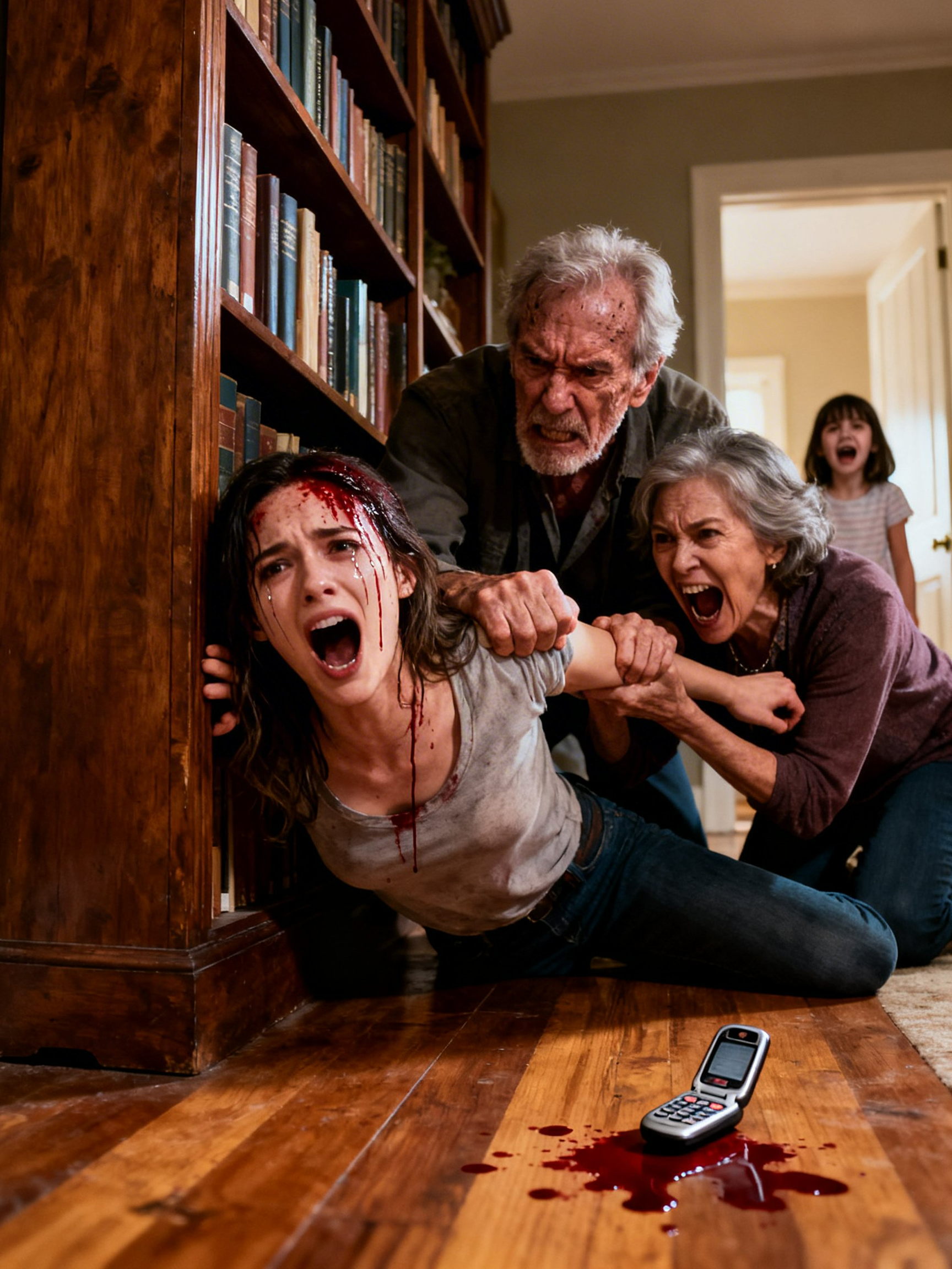 My Mother’s Ring Split My Cheek When She Demanded Cash for My Sister—Then My Daughter Screamed