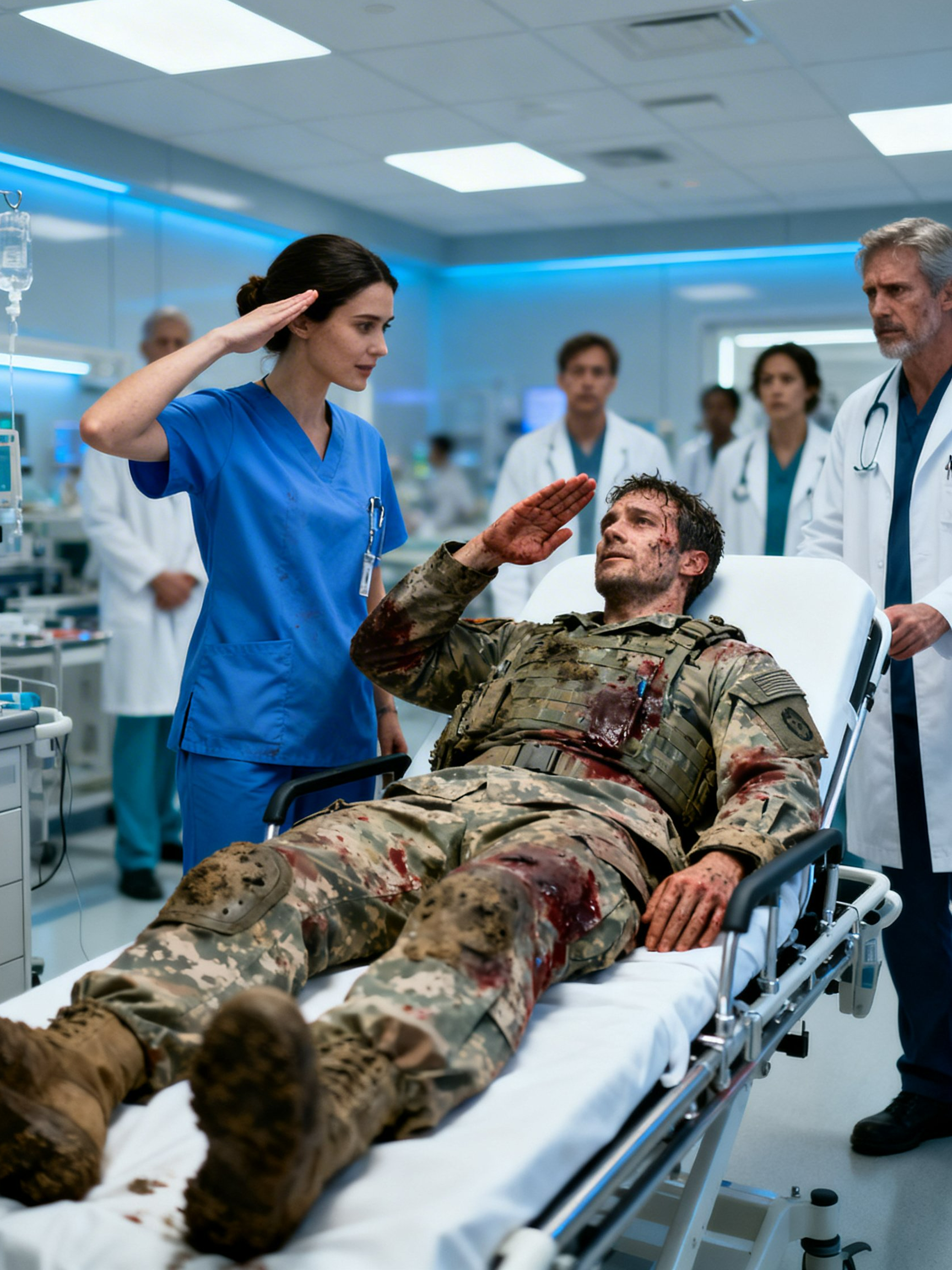 Doctors Mocked the “New Nurse” Until a Wounded SEAL Commander Saluted Her—and Exposed Their Bet