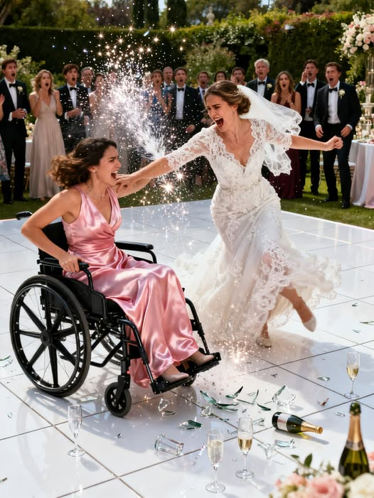 My Sister Called My Paralysis “A Lie for Attention”—Then She Yanked My Wheelchair Into a $10,000 Champagne Tower, Unaware the Venue Cameras Were Recording Her Darkest Truth