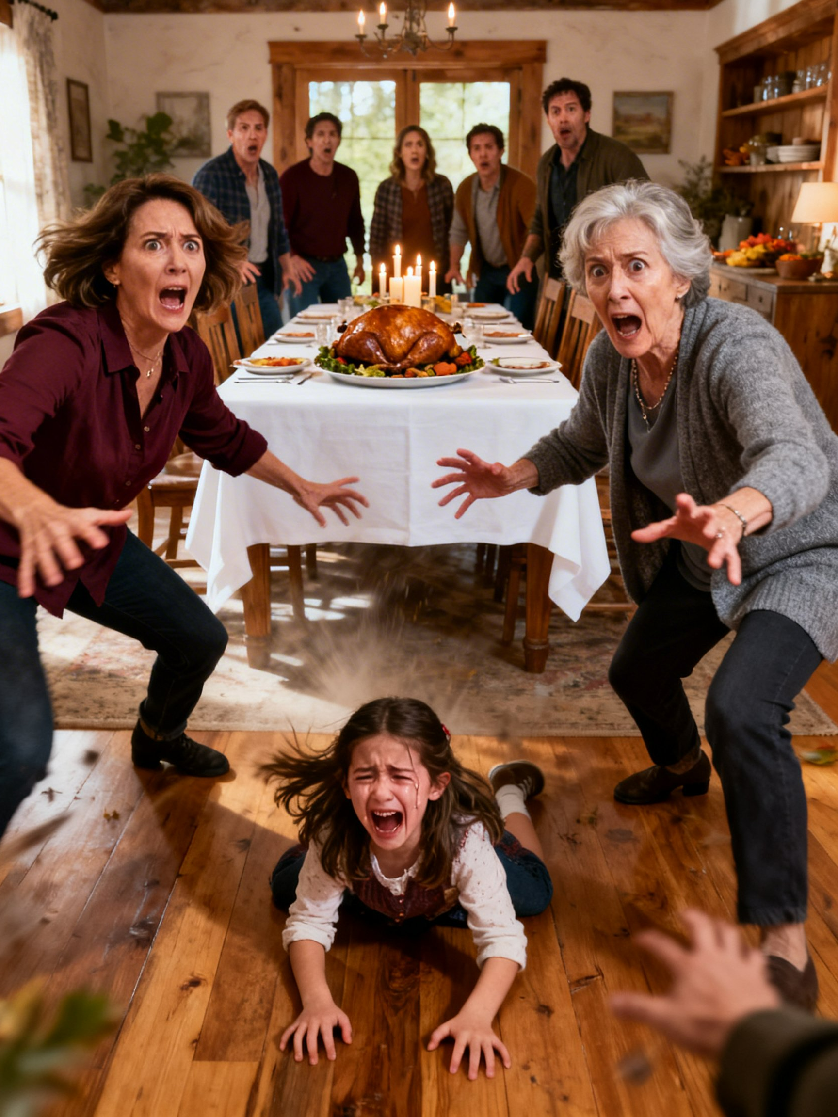 My Mom Shoved My Daughter Off Her Chair at Dinner—Then Said “This Table’s For Family,” and Everything Changed