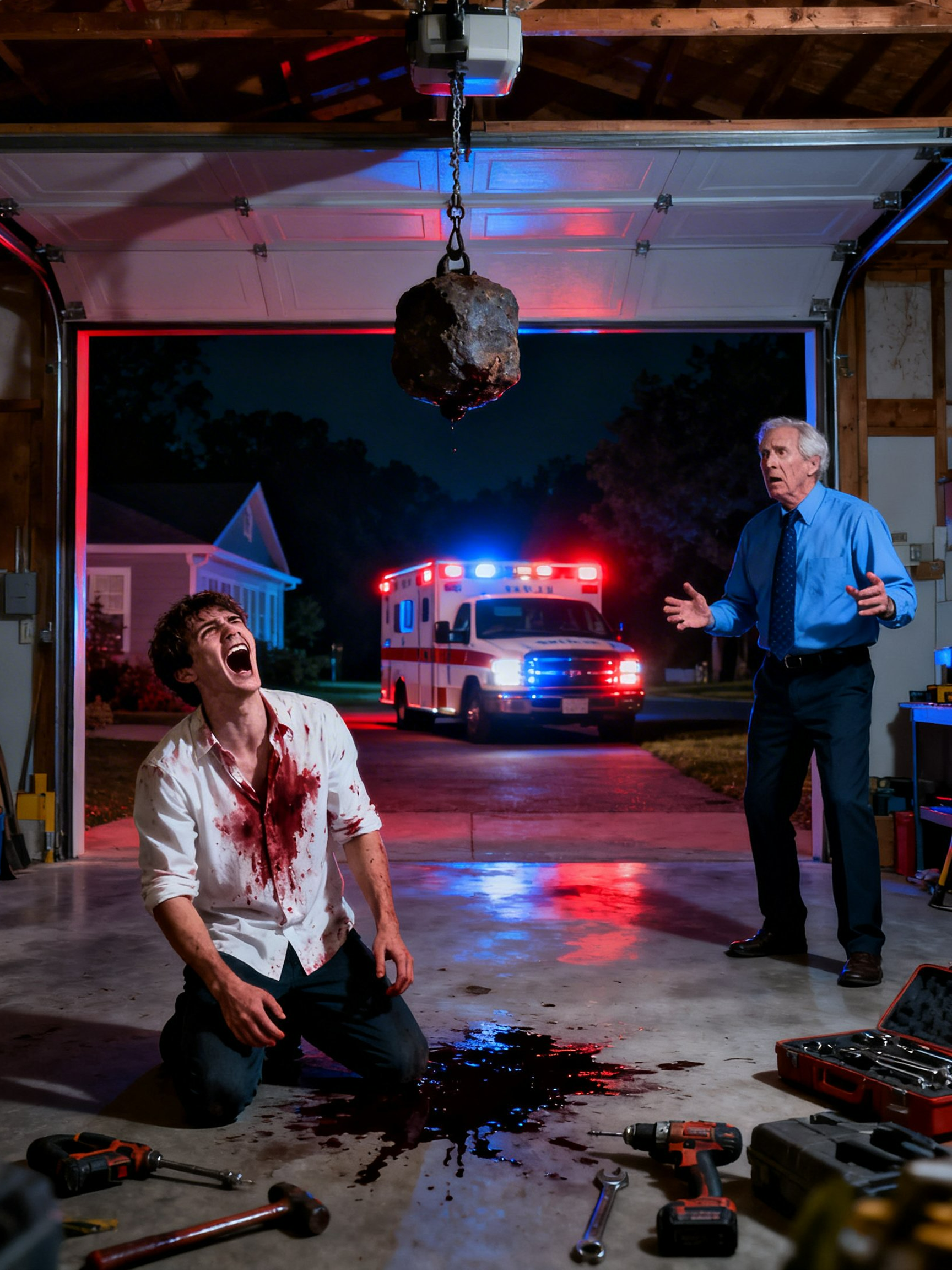 A Single Voicemail Sent Me Home—But What Waited Behind My Garage Door Was Worse Than Any Nightmare