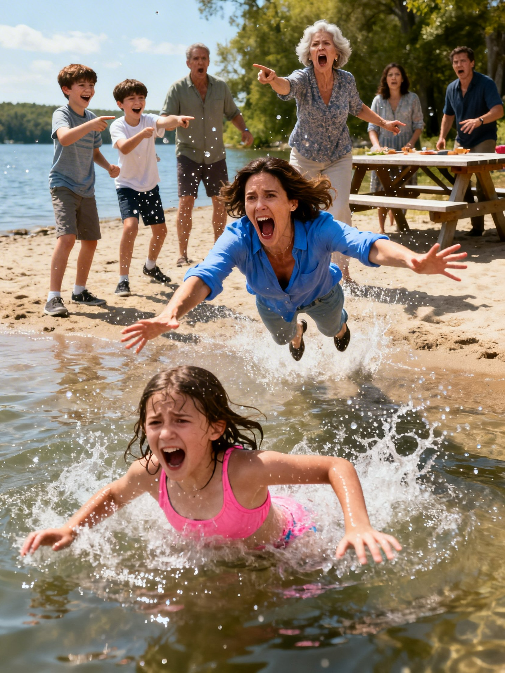 They Shoved My Daughter Into the Lake and Called It “Fun”—So I Made Sure Everyone Saw the Truth.