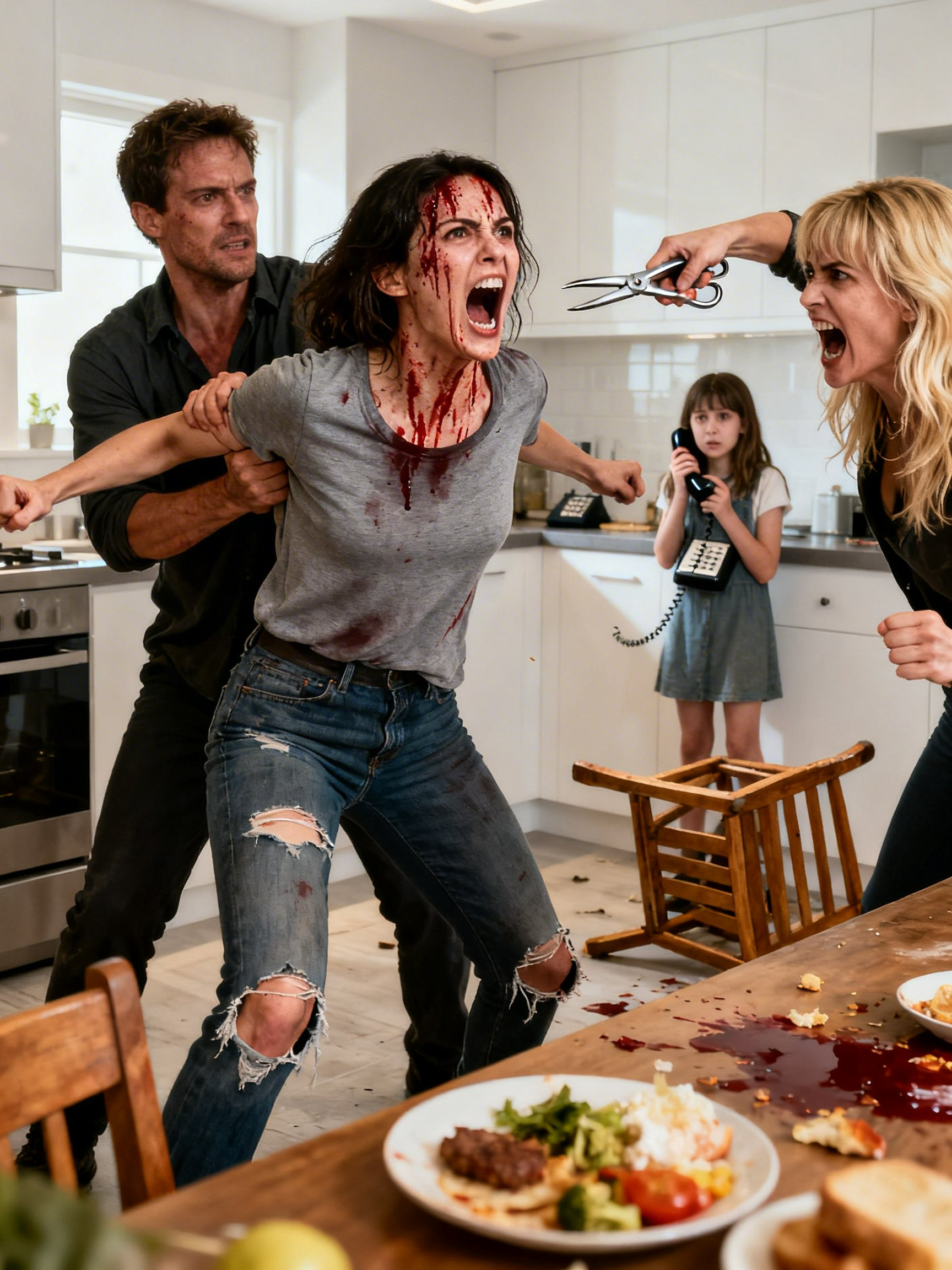 My Sister Stormed In With Pliers Screaming “Where’s Holly?”—Then My Daughter’s 911 Call Changed Everything