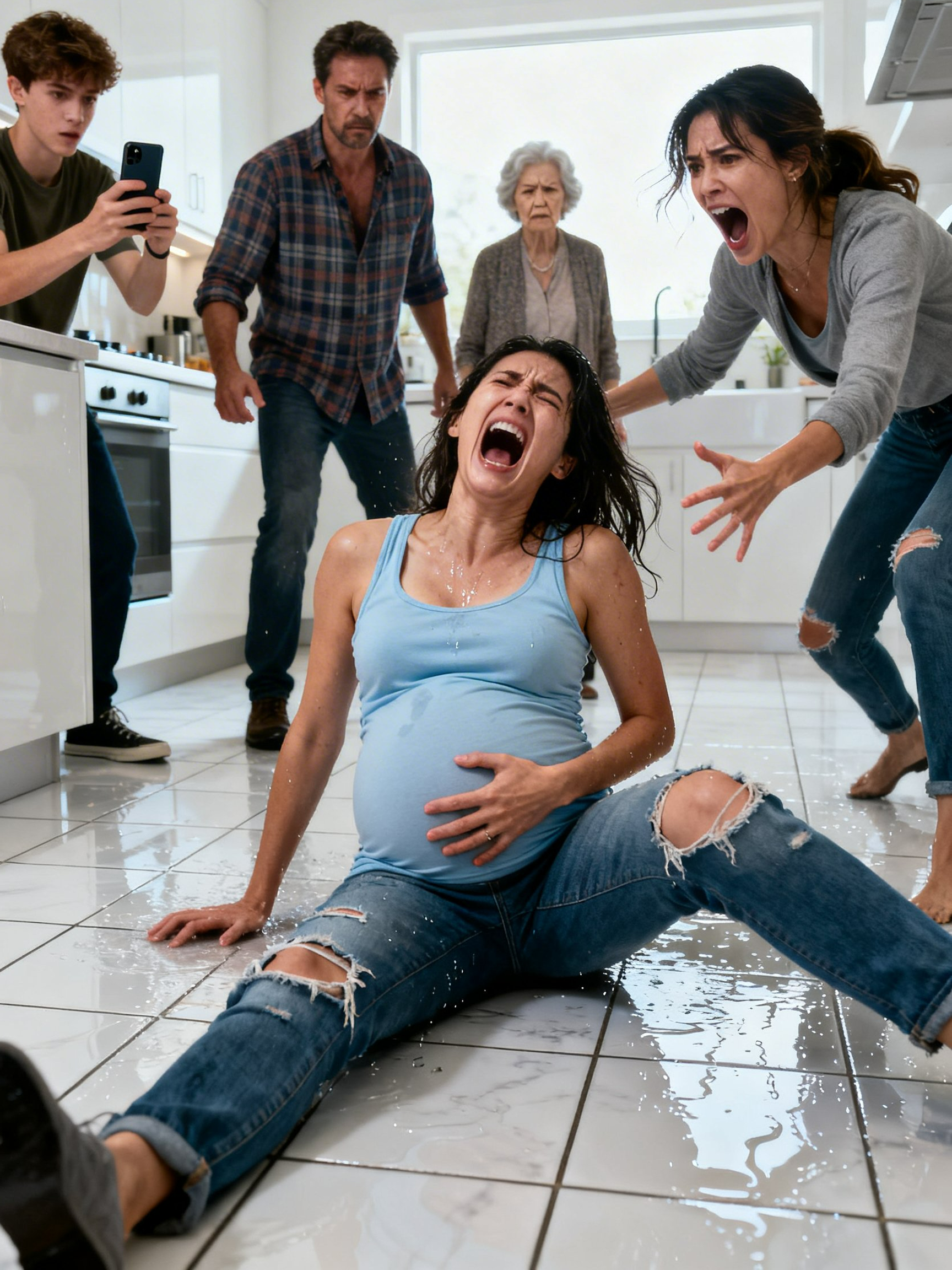 My Mother-in-Law Said I Stole Her Son—Then Her Daughter Slammed My Pregnant Belly Into a Table Corner
