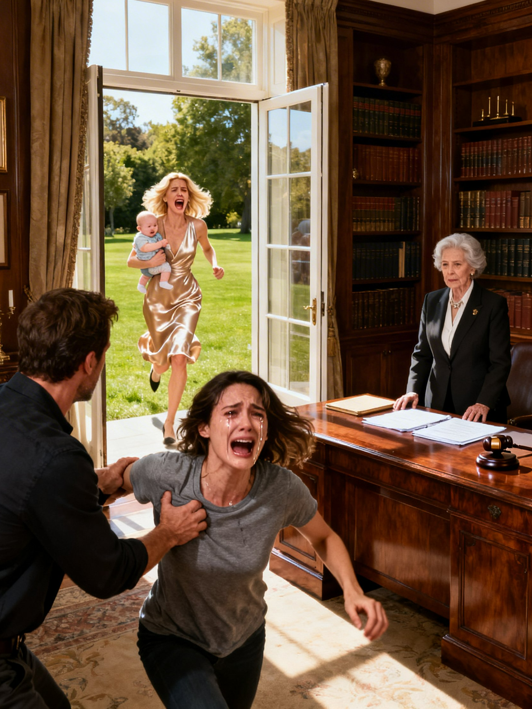 My Sister Threatened My Newborn at the Window Unless I Signed Everything Over—My Parents Helped Her