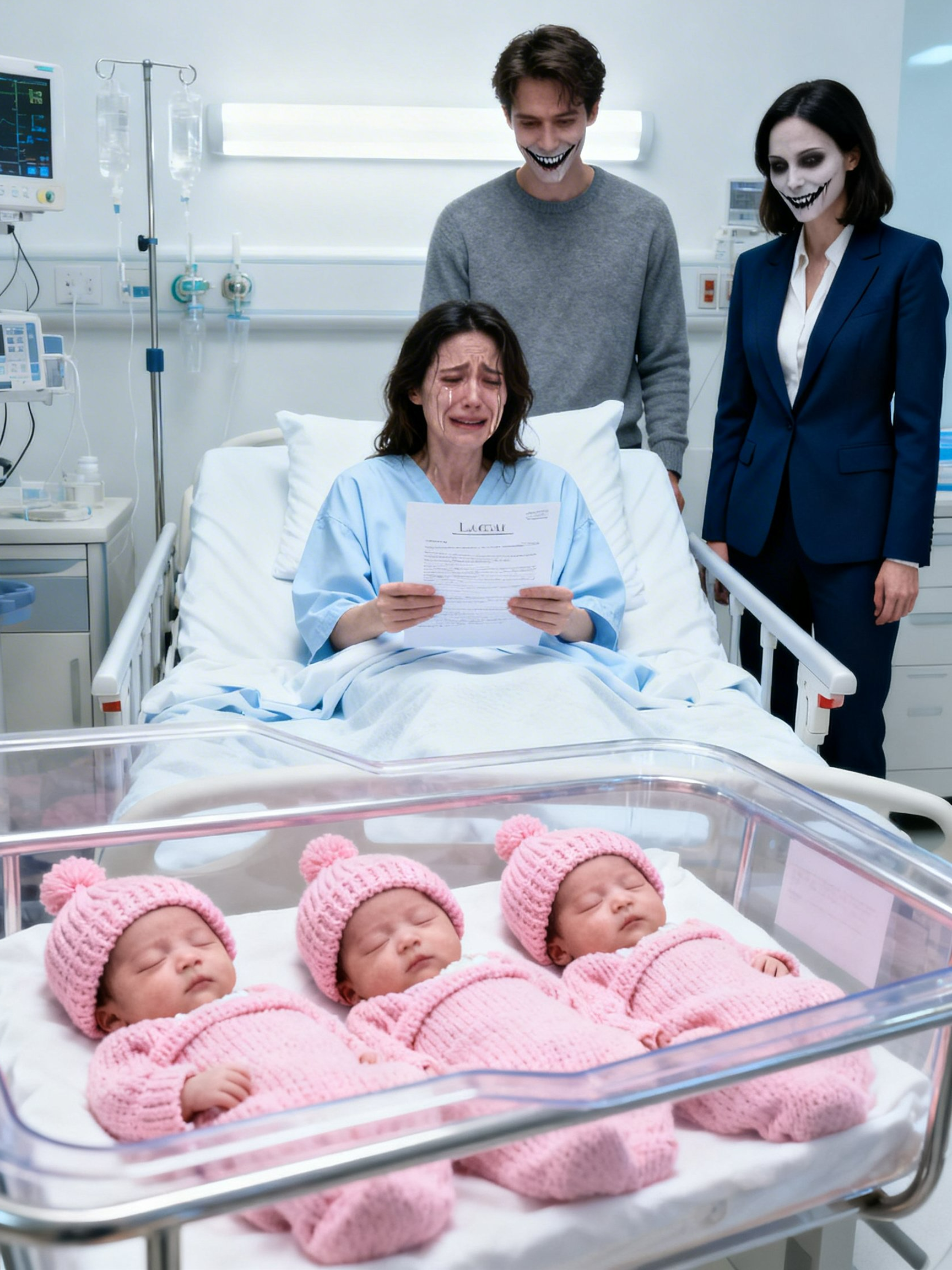 He Brought His Mistress and Divorce Papers to My Triplets’ Delivery—So I Called My Parents