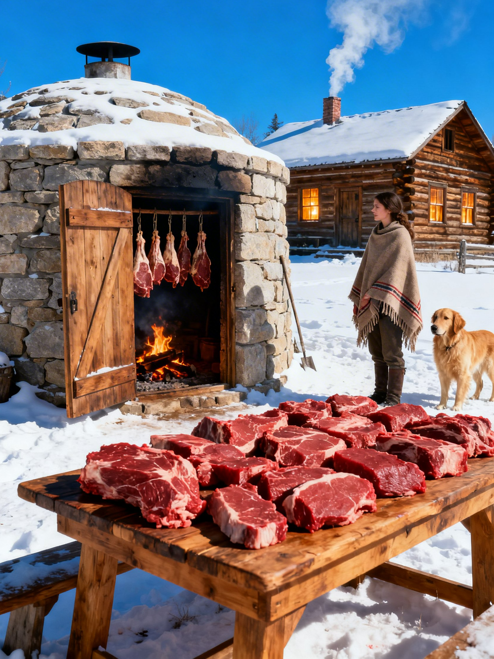 They Mocked Her “Meat Tower” as a Rural Breakdown—Until One July Heatwave Proved Her Bacon Could Outlast Summer and Save the Whole County