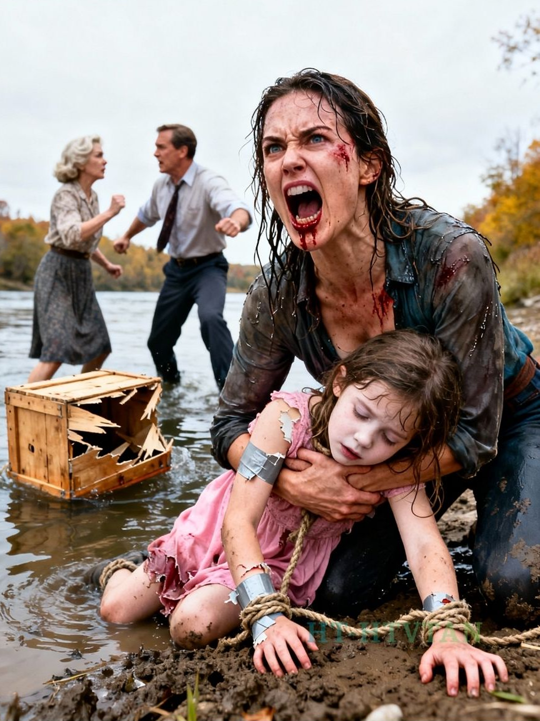 I Pulled a Sinking Crate From the River—Then I Opened It and Found My Daughter, Tied and Barely Breathing