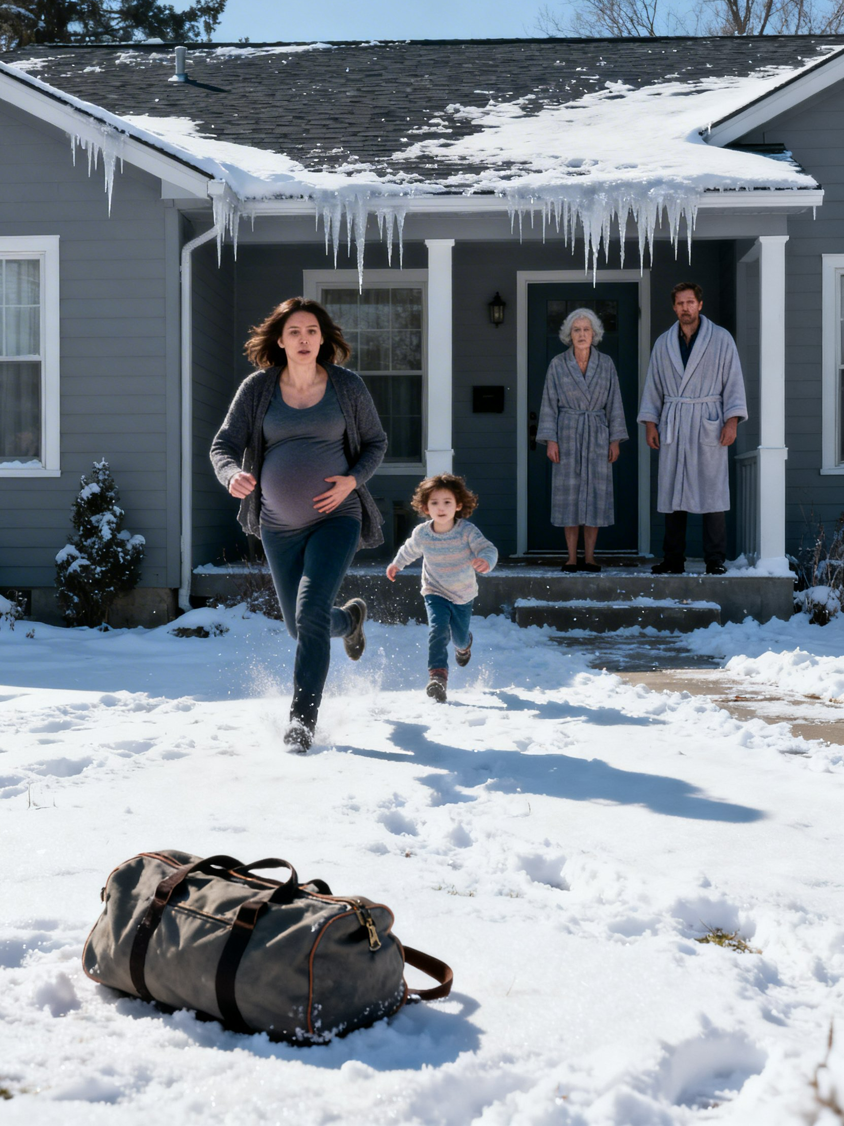 She Tossed My Bag Into the Yard and Kicked Out My Pregnant Self—But My Pocket Held a Secret Inheritance