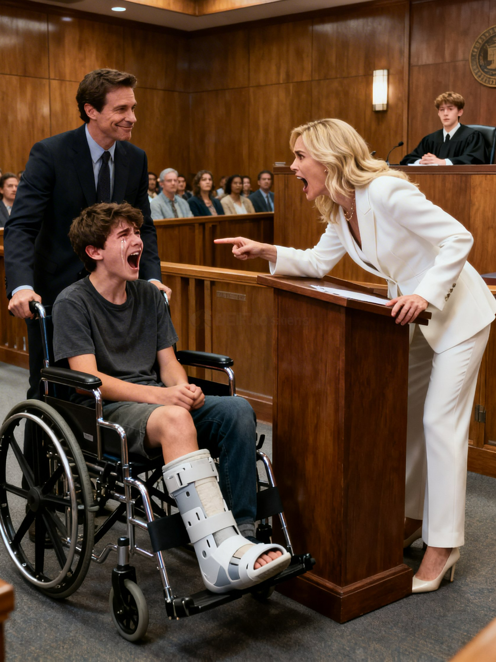 My Mom Was the Town’s Star Attorney—So When the Bully Who Crippled Me Went to Trial, She Walked In as His Defense and Smiled at Me.