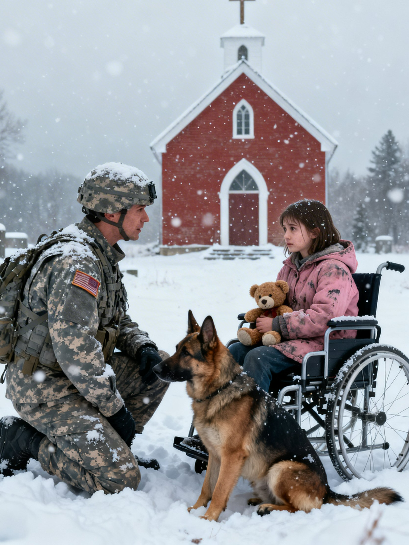 She Didn’t Cry in the Snow—But Her Silent Stare Made a Combat Veteran Go to War Again