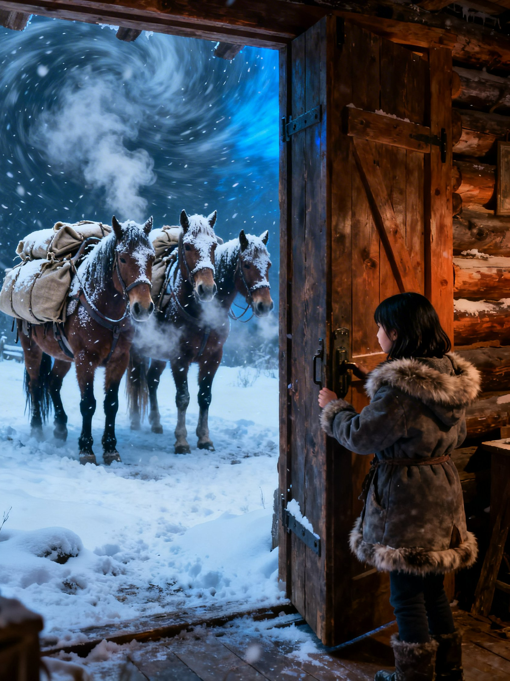 A Mountain Girl Sheltered Three Freezing Horses—What They Delivered That Night Broke Her Heart and Saved a Family