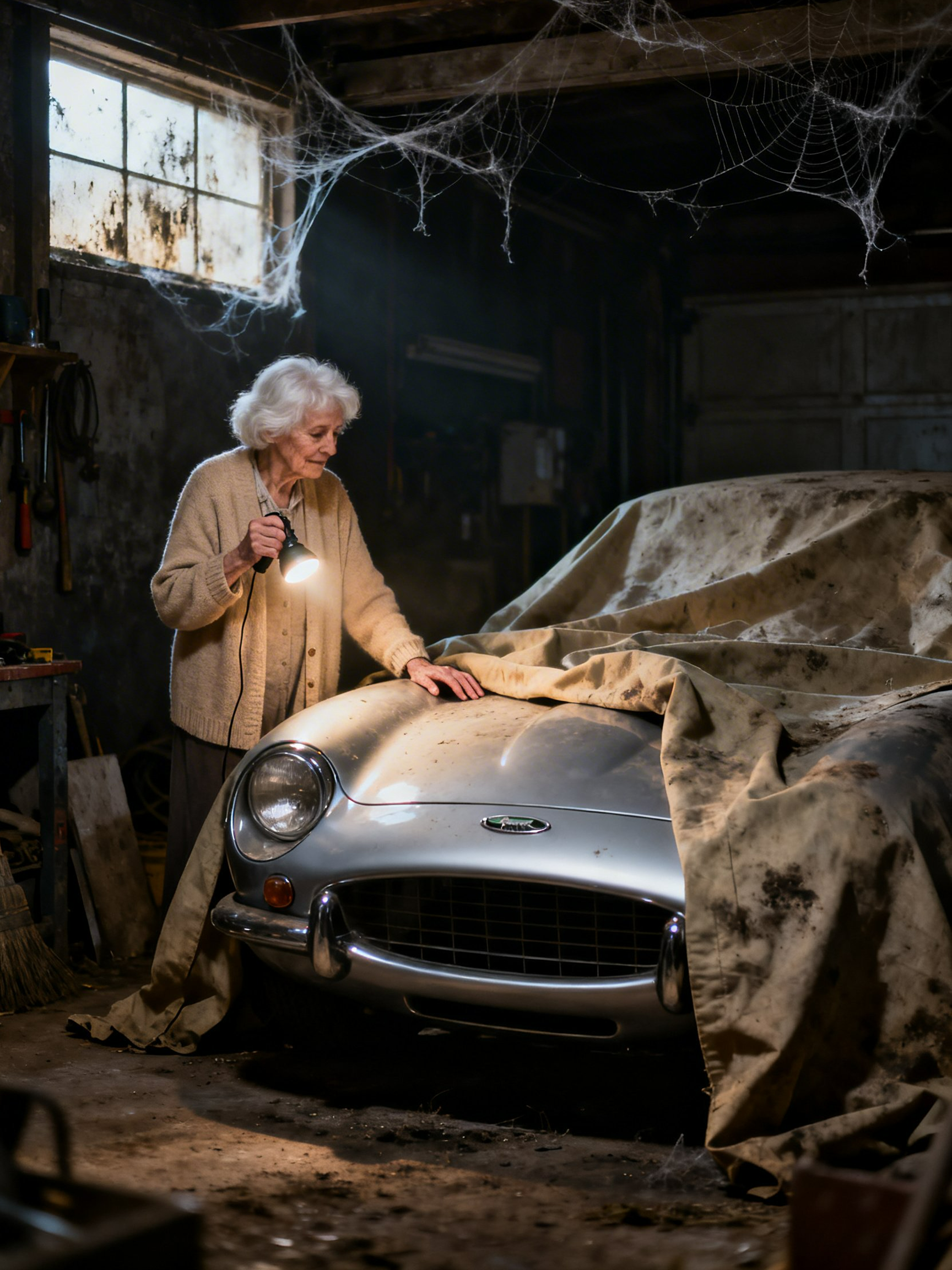 My Son Mocked the “Useless Garage” Dad Left Me—Until I Lifted the Tarp and Found the Truth