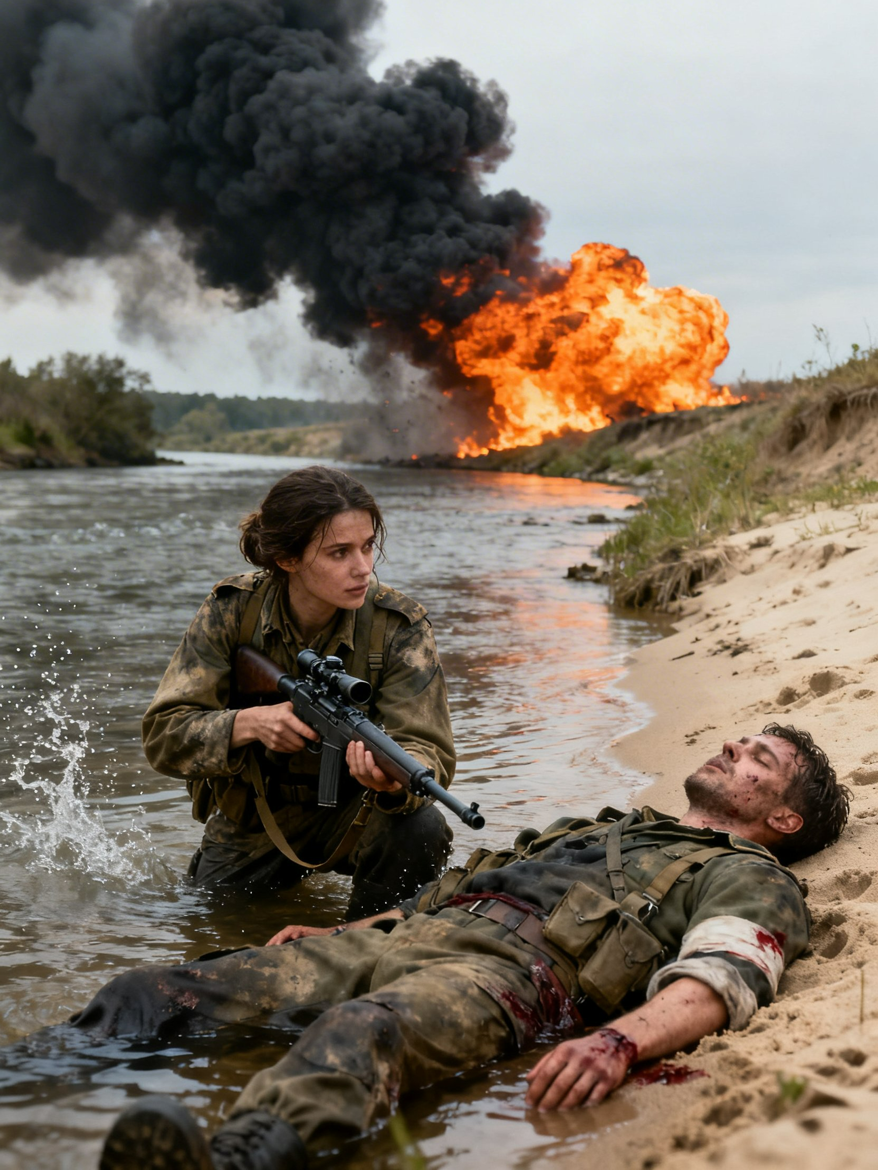 She Was the “Invisible” Ammo Clerk—Until a SEAL Sniper Fell and Her First Combat Shot Saved Everyone