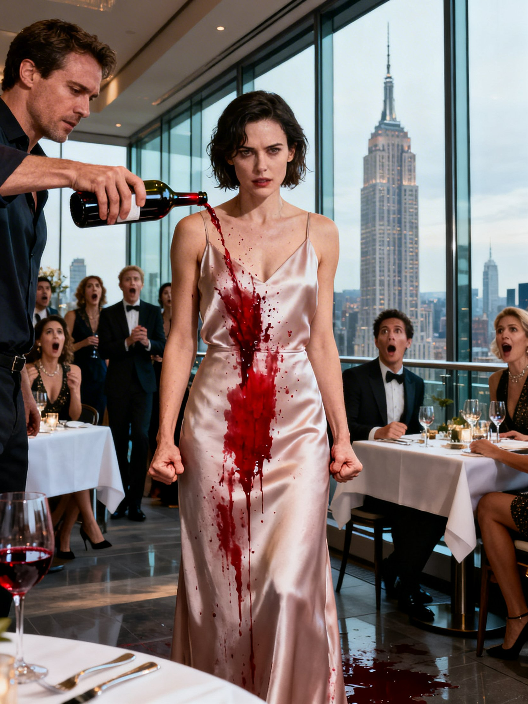 He Poured Red Wine on My Dress at Their Engagement Party—So I Toasted Back With the Truth