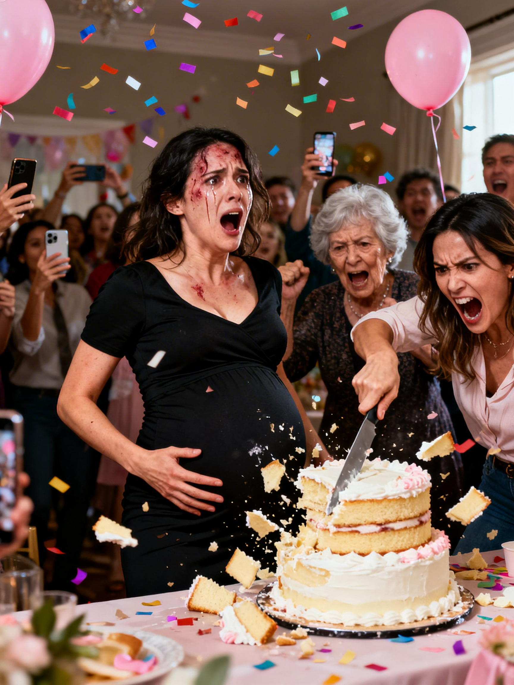 She Pointed a Cake Knife at My Pregnant Belly—Then Screamed I Stole Her Babies at Her Shower