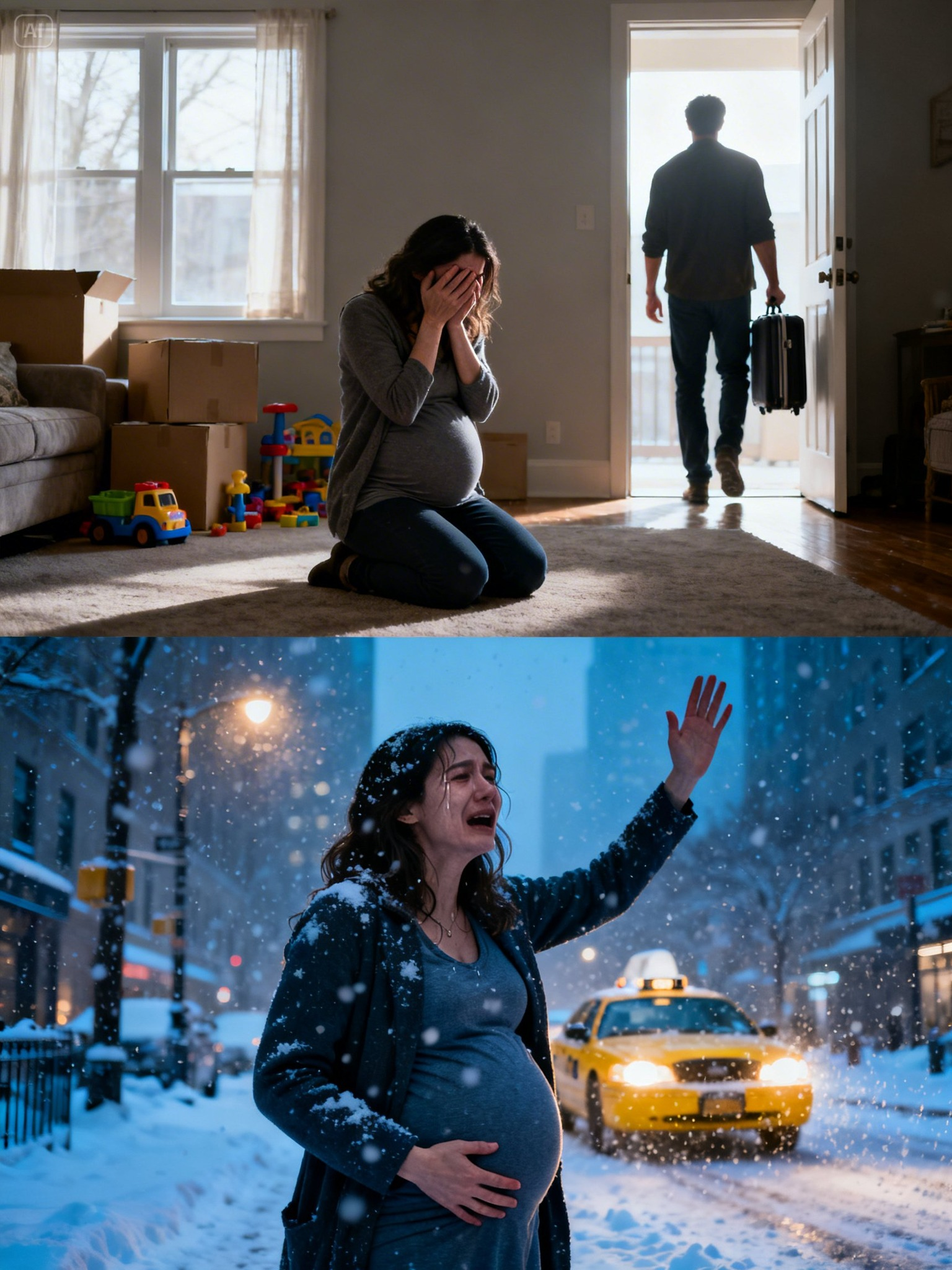 HE TOOK THEIR $2 MILLION INHERITANCE and left her while she was in labor. Years later, he saw her on the news and collapsed.