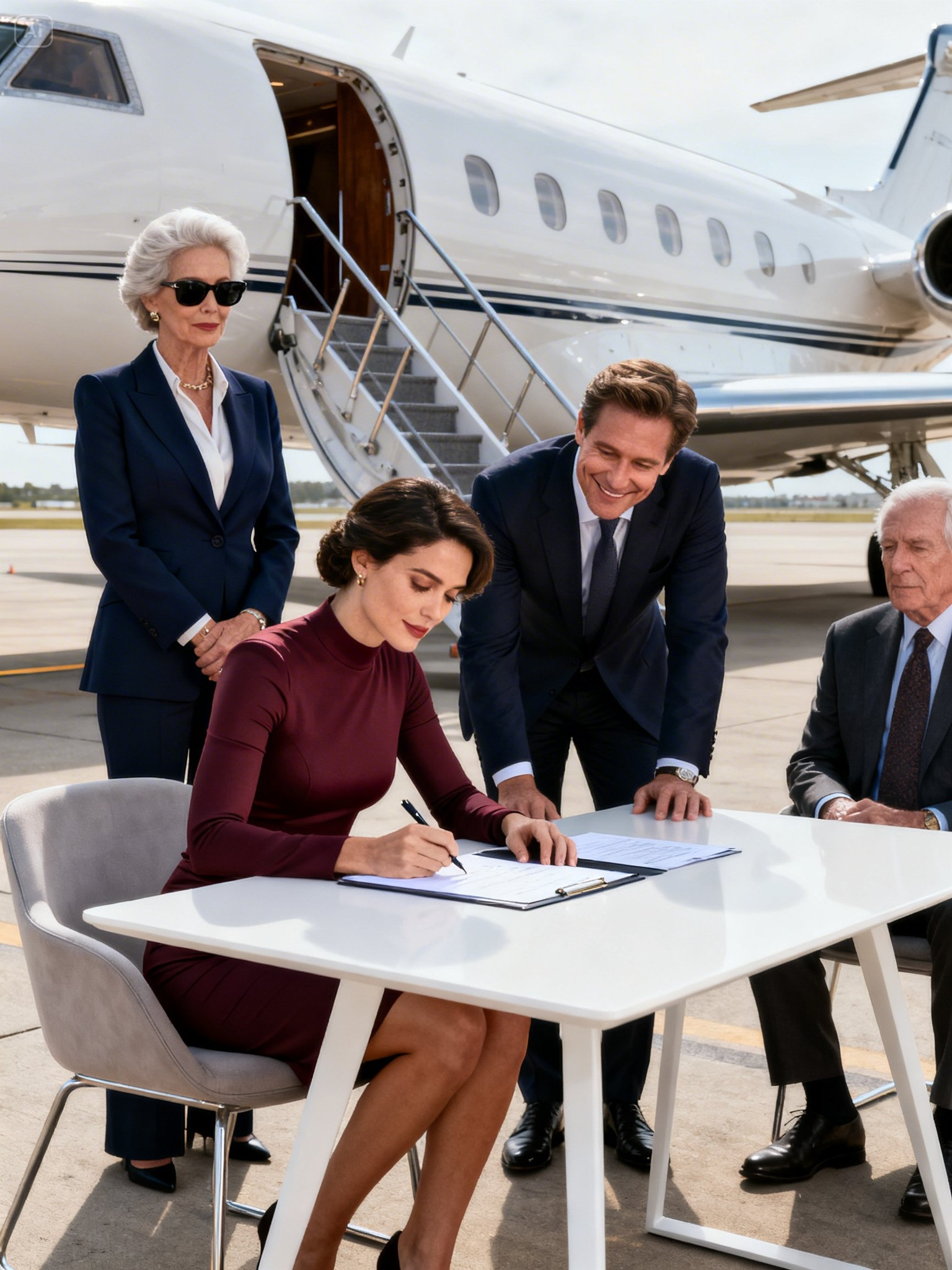 She Signed The Divorce Quietly — Then Shocked Everyone Arriving In The Billionaire’s Jet…