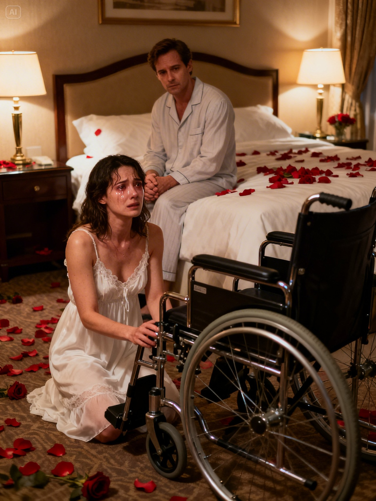 My Stepmother sold me to a man in a wheelchair to save her own skin. But on our wedding night, a sudden accident revealed a truth he’d been hiding for years.