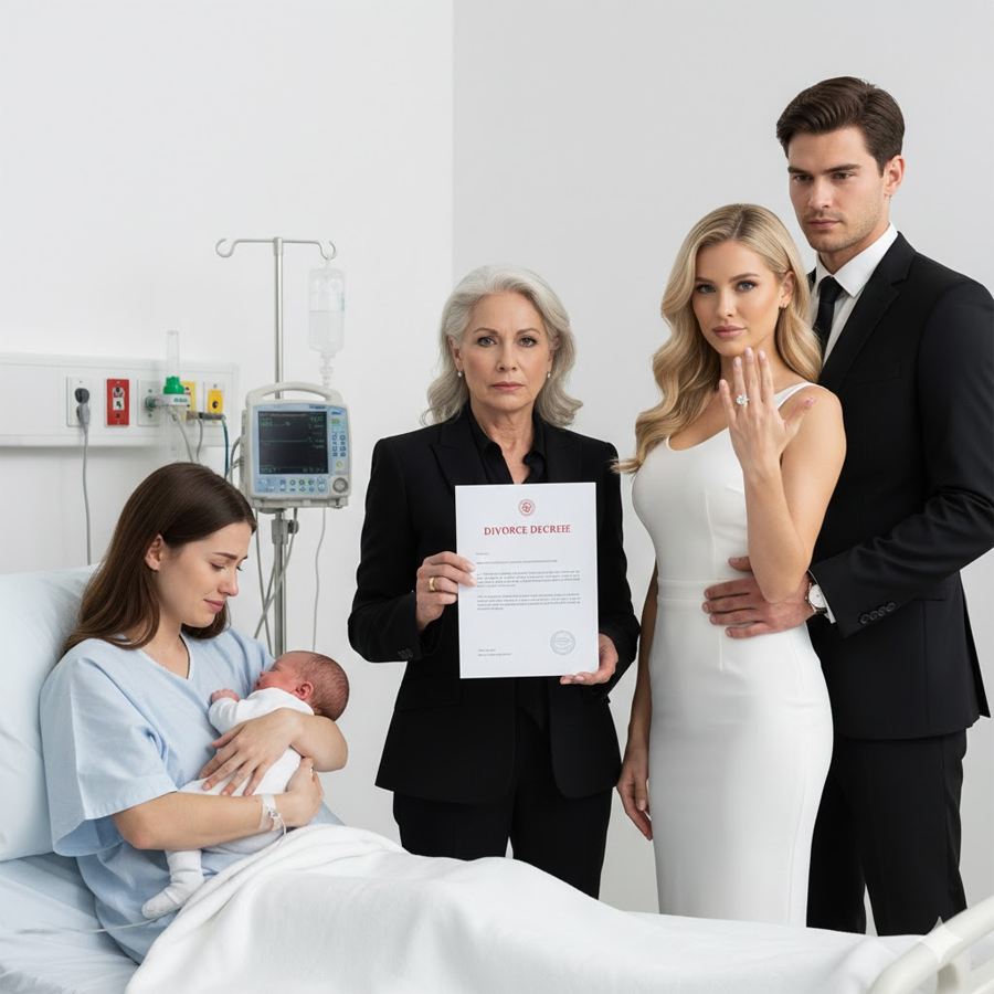 The metallic smell of blood and antiseptic clung to the hospital room.