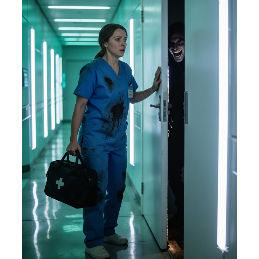 Her feet throbbed in her worn sneakers. Her back achd from bending and lifting