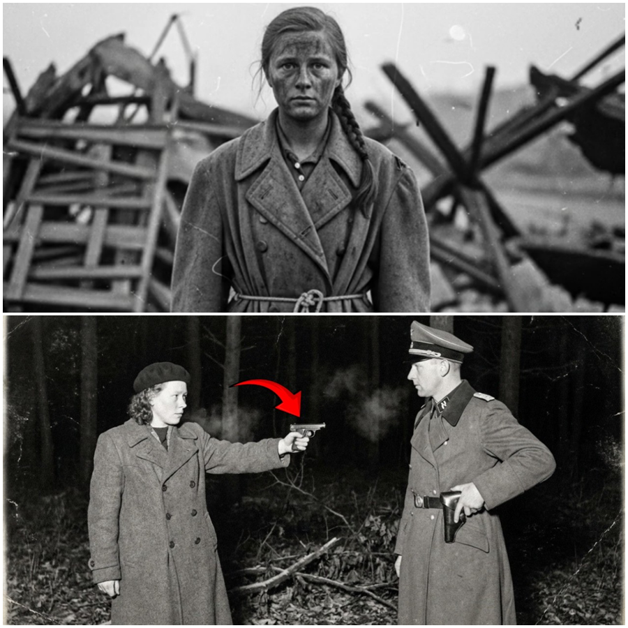 The forest outside Harlem, Netherlands. March 17th, 1943. 10:23 at night. A 16year-old girl walks through the trees holding hands with a German SS officer.