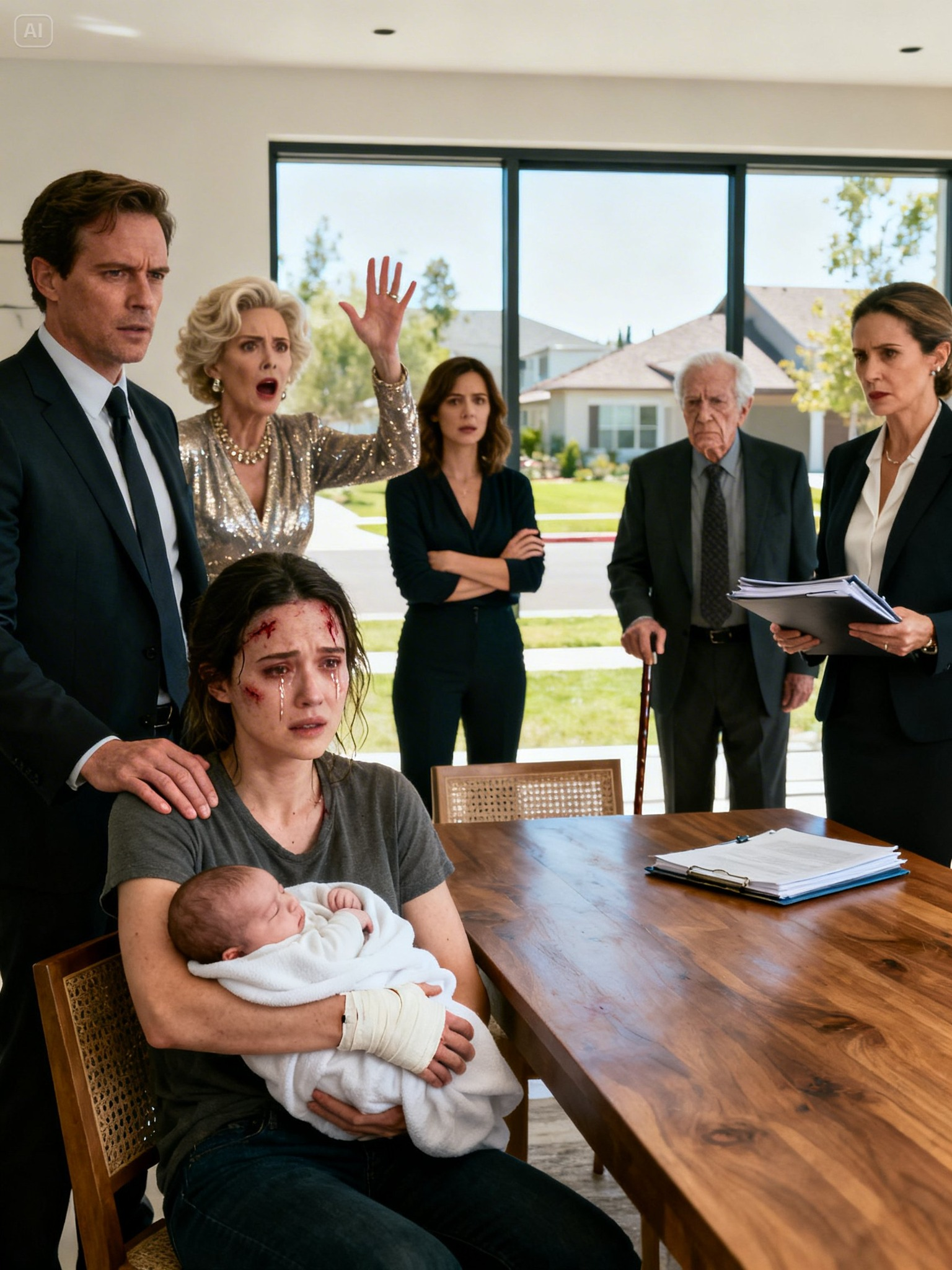 After My Car Accident, Mom Refused To Take My 6-Week-Old Baby. “Your Sister Never Has These Emergencies.” She Had A Caribbean Cruise. I Hired Care From My Hospital Bed, Stopped The $4,500/Month For 9 Years-$486,000. Hours Later, Grandpa Walked In And Said…