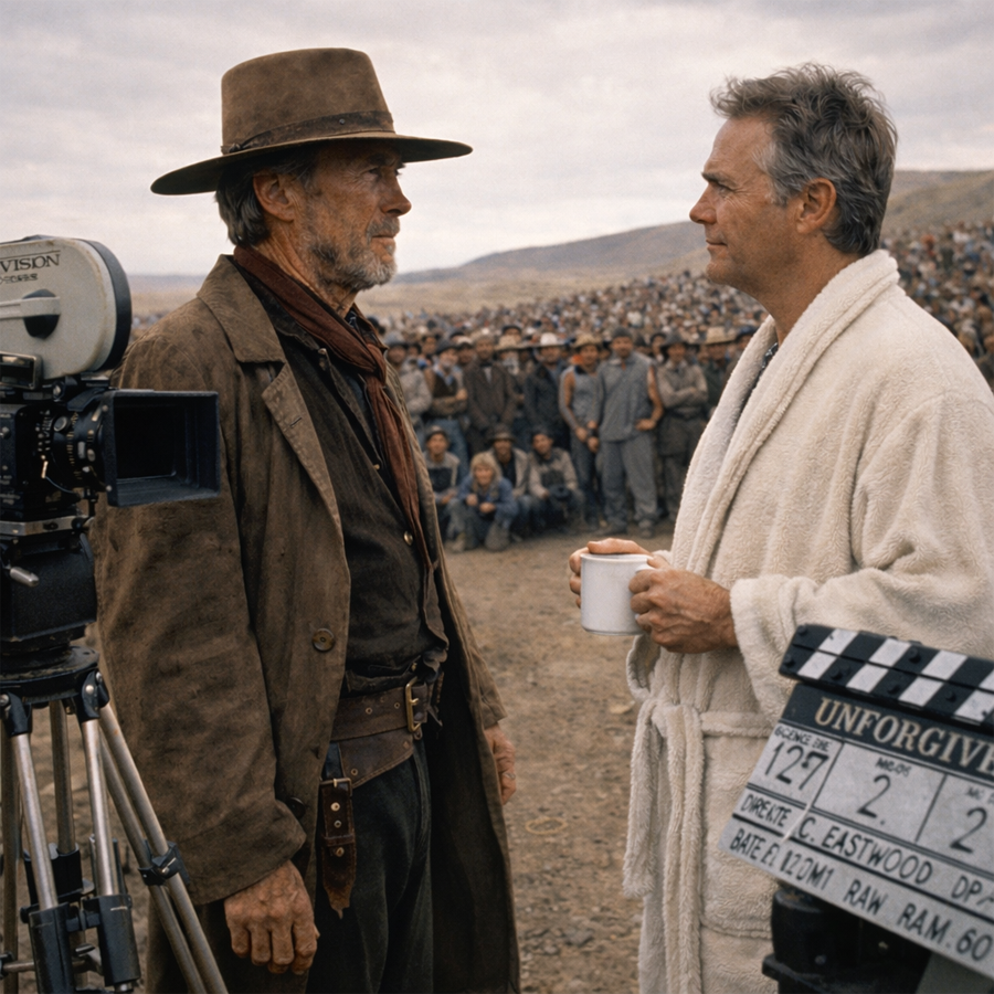 A Method actor told Clint Eastwood, “My artistic process can’t be rushed after showing up late for the third day.