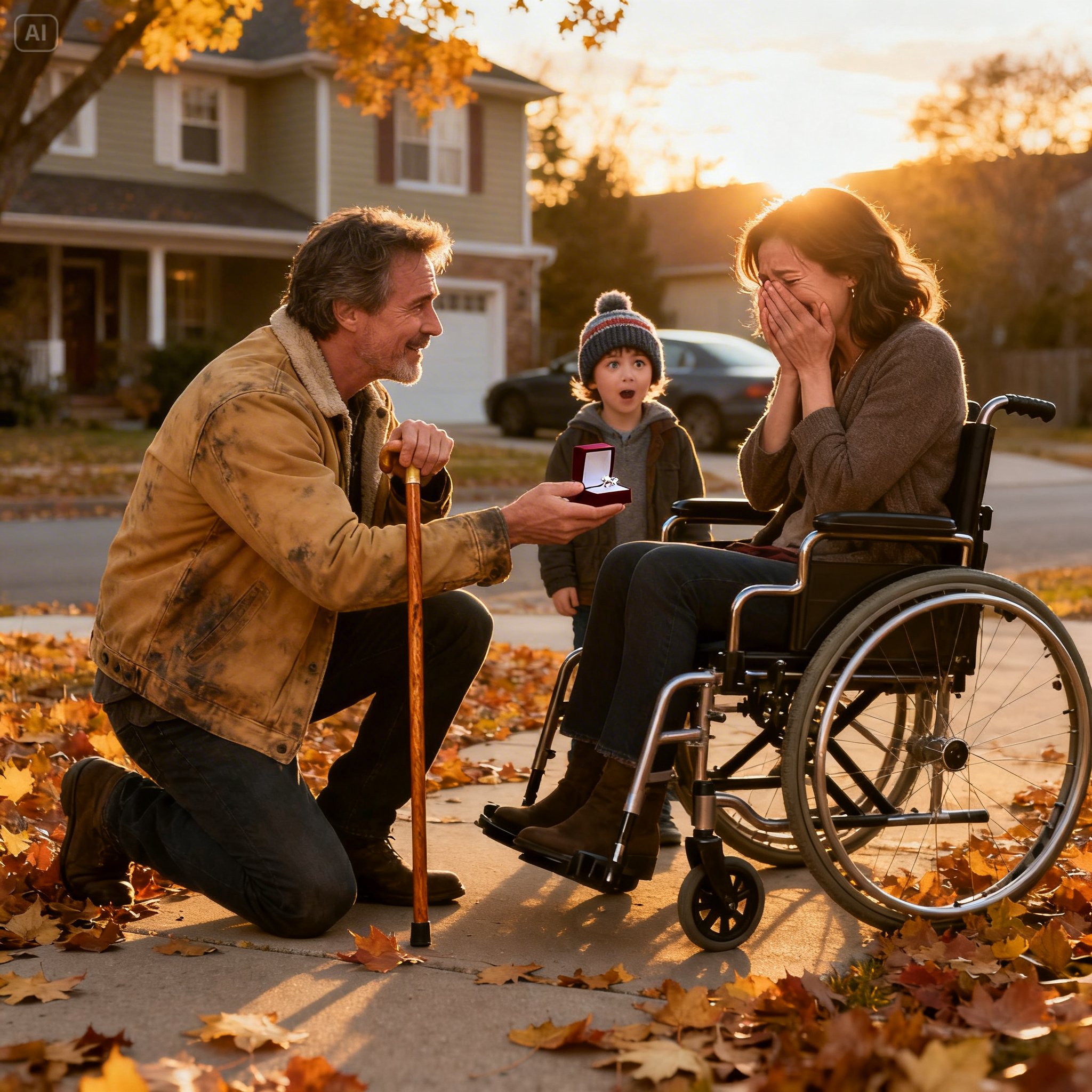 The wheelchair hit the glass door harder than she meant it to, the sharp crack echoing across the small Italian restaurant like a gunshot in a cathedral