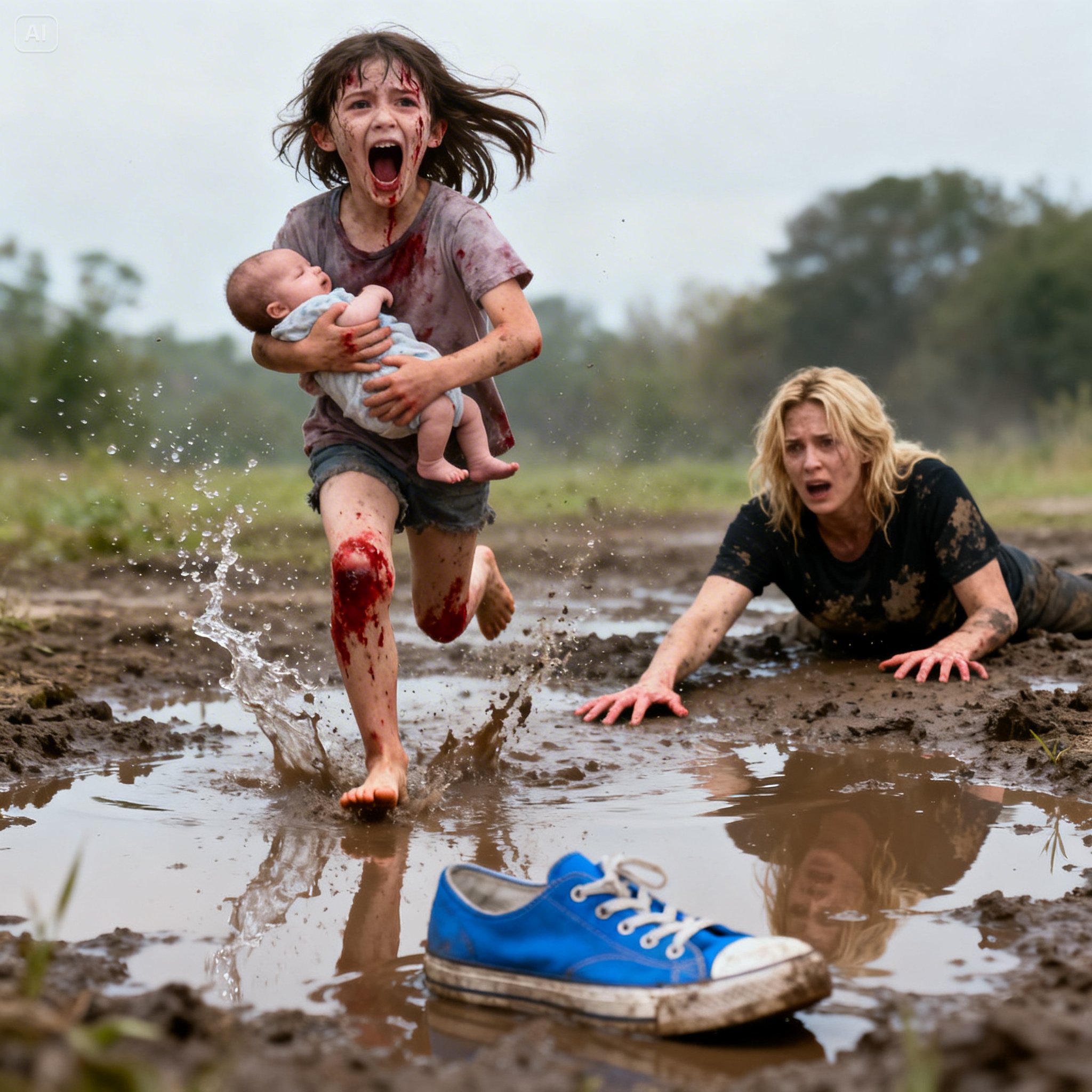 As soon as I came back from work, I saw her.